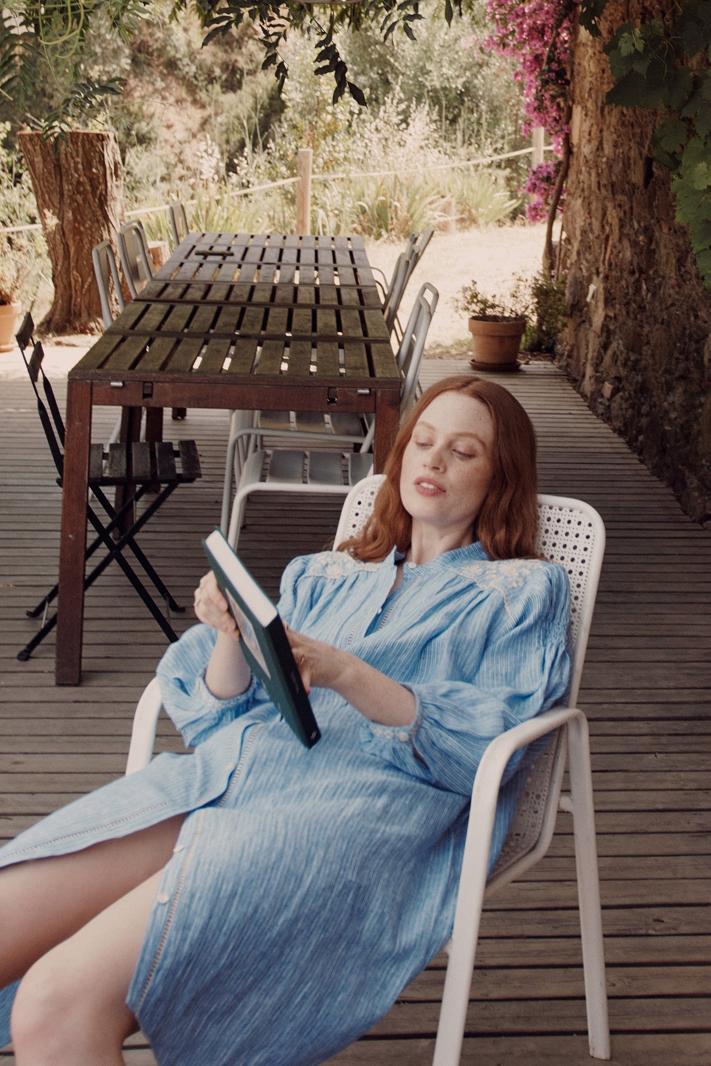 DRESS NILOU BLUE STRIPES 3