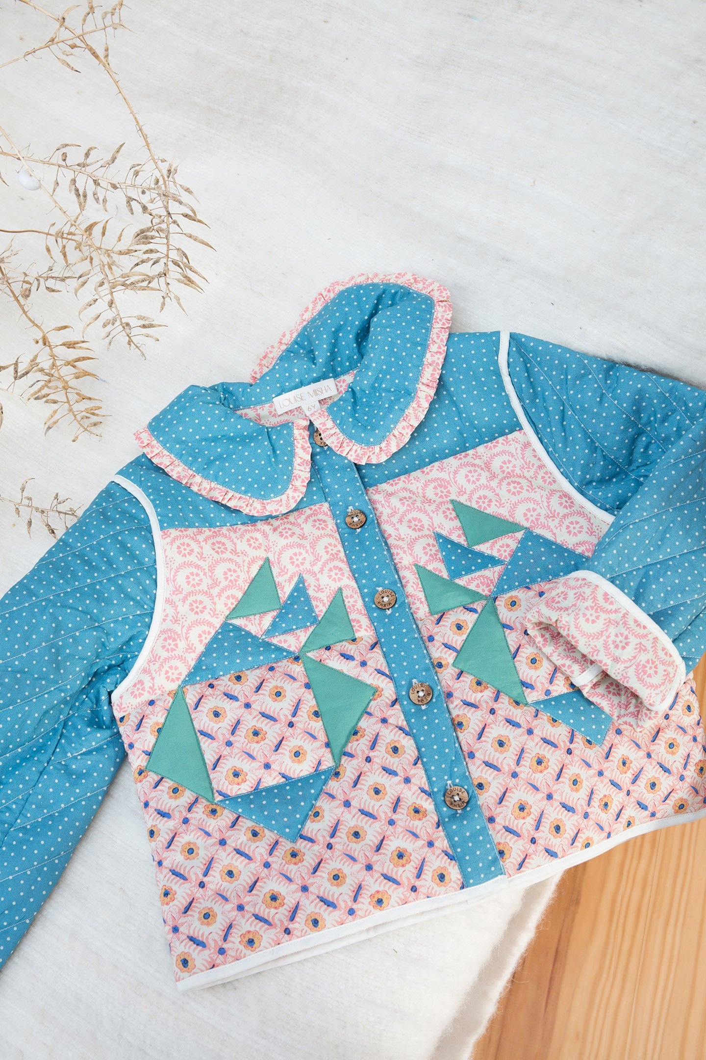 JACKET NIAGARA STONE BLUE PATCHWORK 8