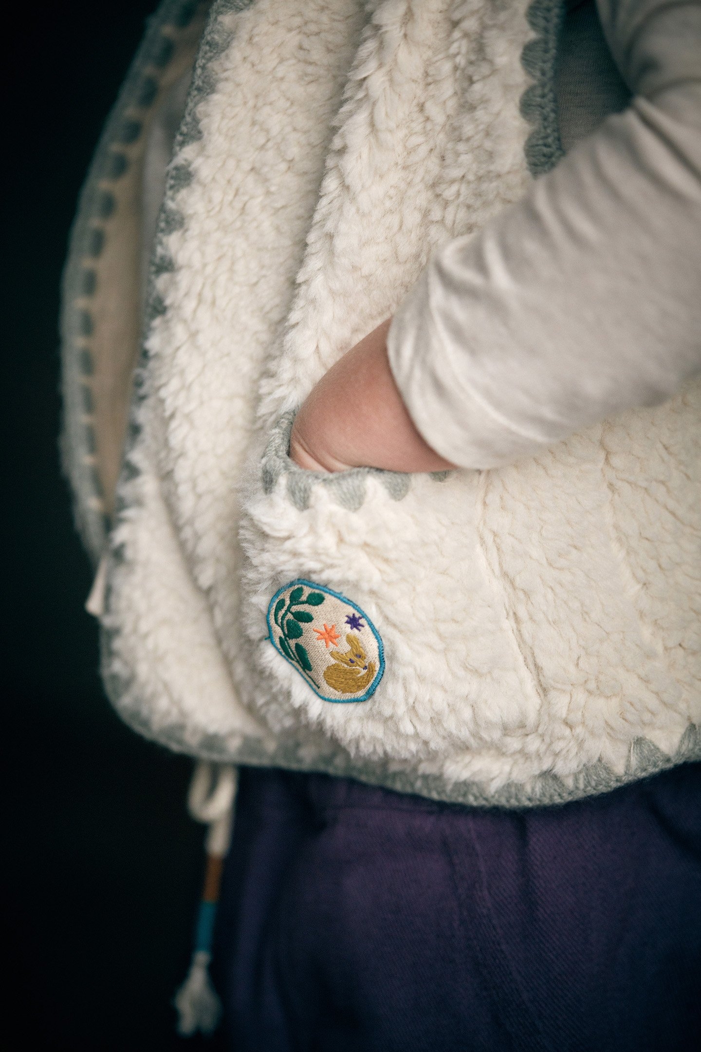 REVERSIBLE VEST ADEL CREAM 4