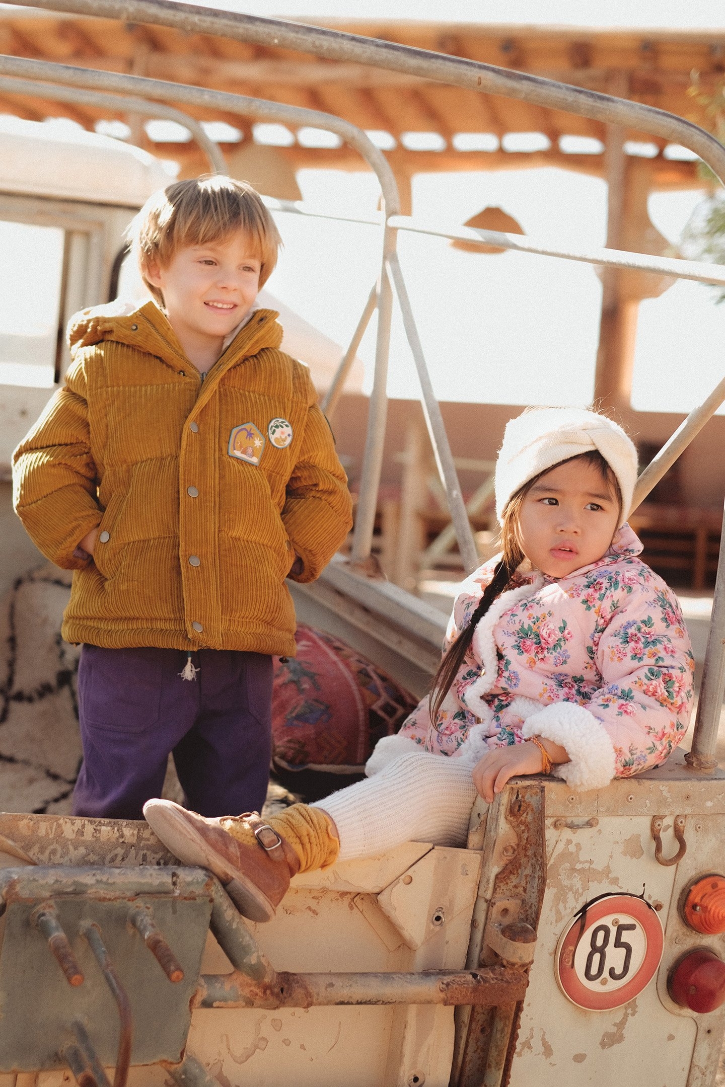 PUFFY JACKET IZAR HONEY 1