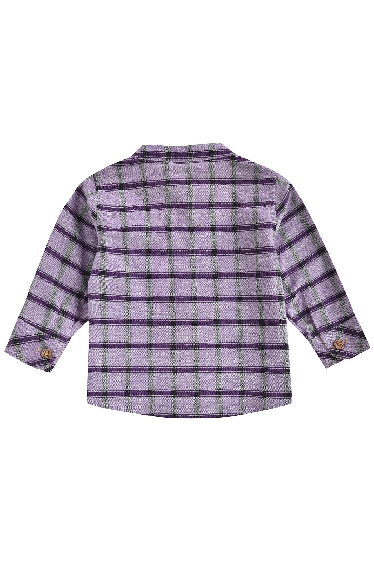 SHIRT AKIR PURPLE CHECKS 2