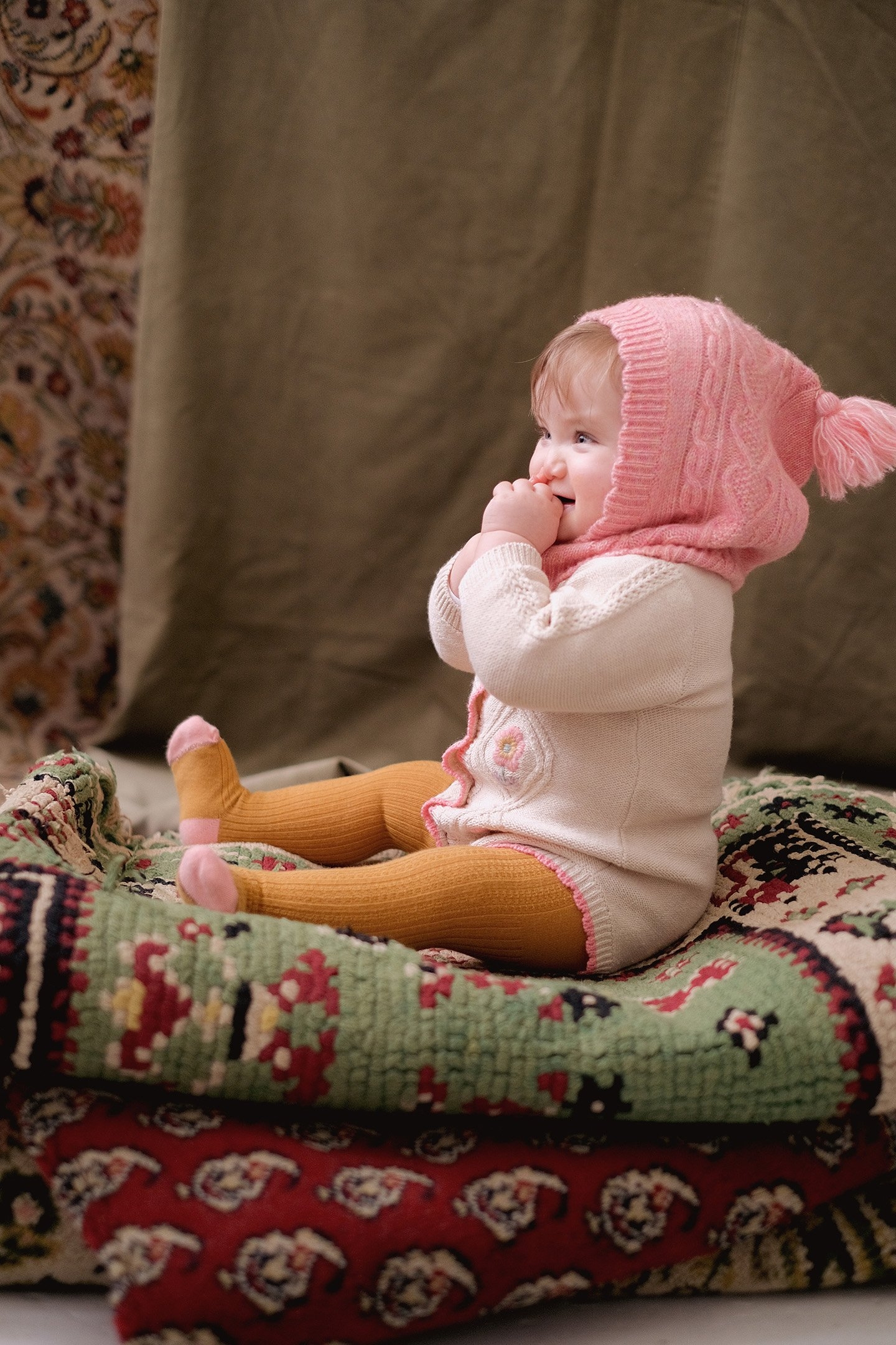 ROMPERS MYOSETTE CREAM MELANGED 6