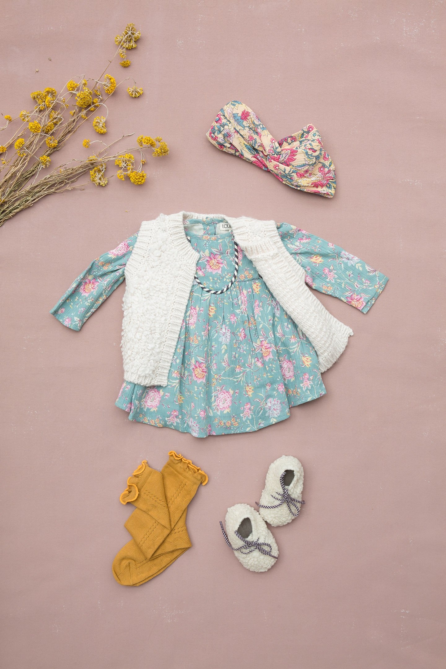 DRESS ROULOTTA BLUE ROSA DAMASCENA 2