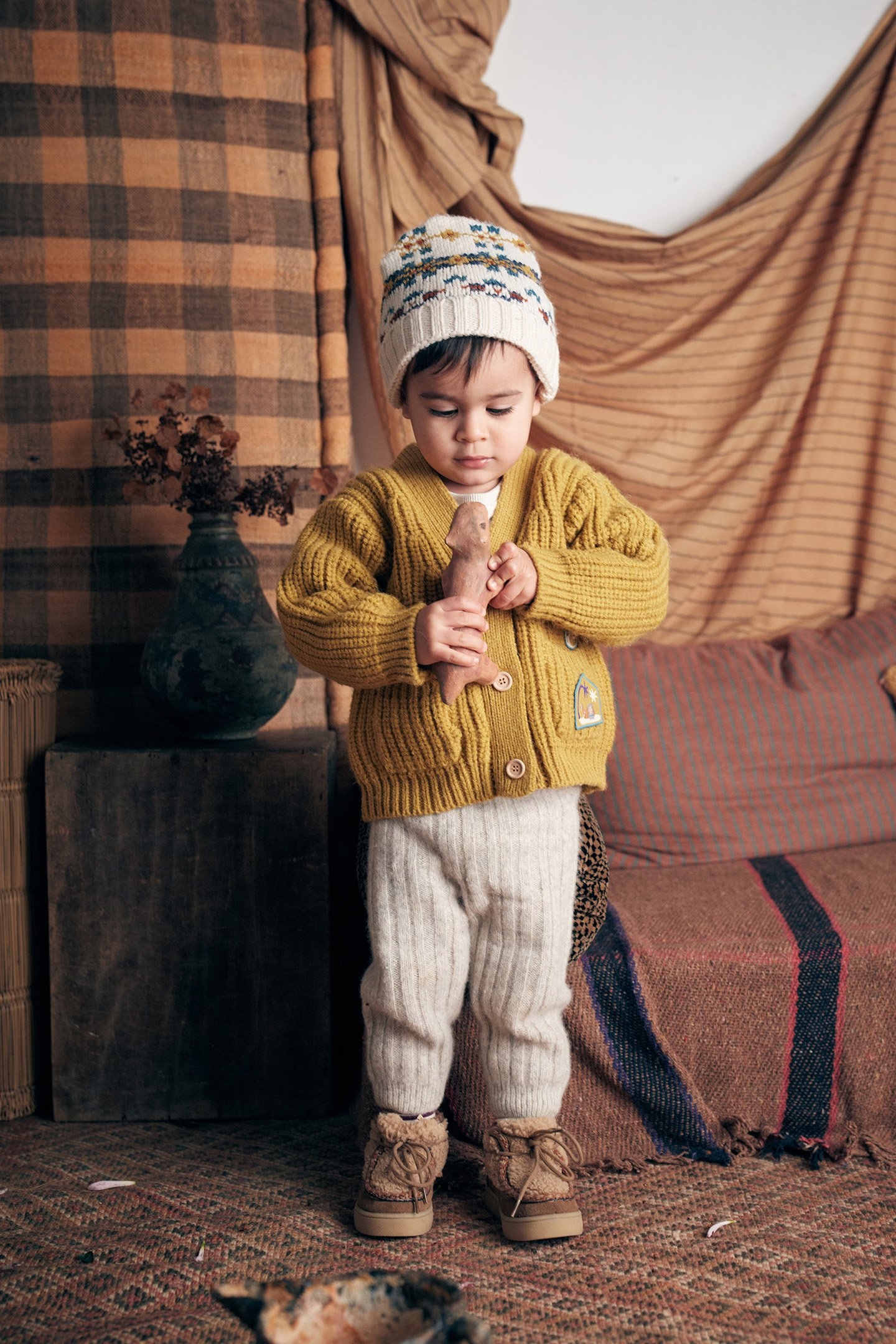 CARDIGAN POLO HONEY 1