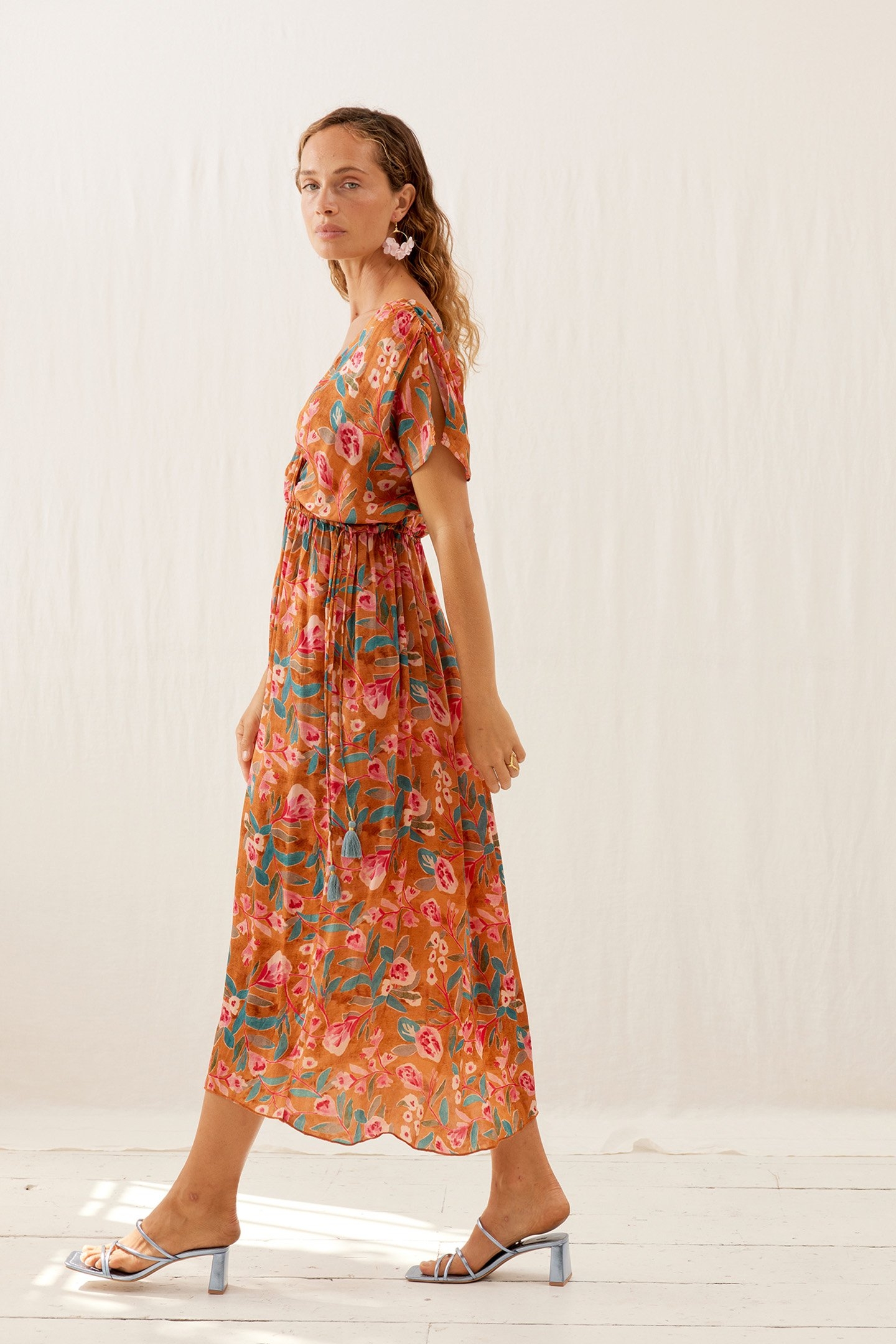DRESS GUADALARA CINNAMON POPPY BLOOM 3
