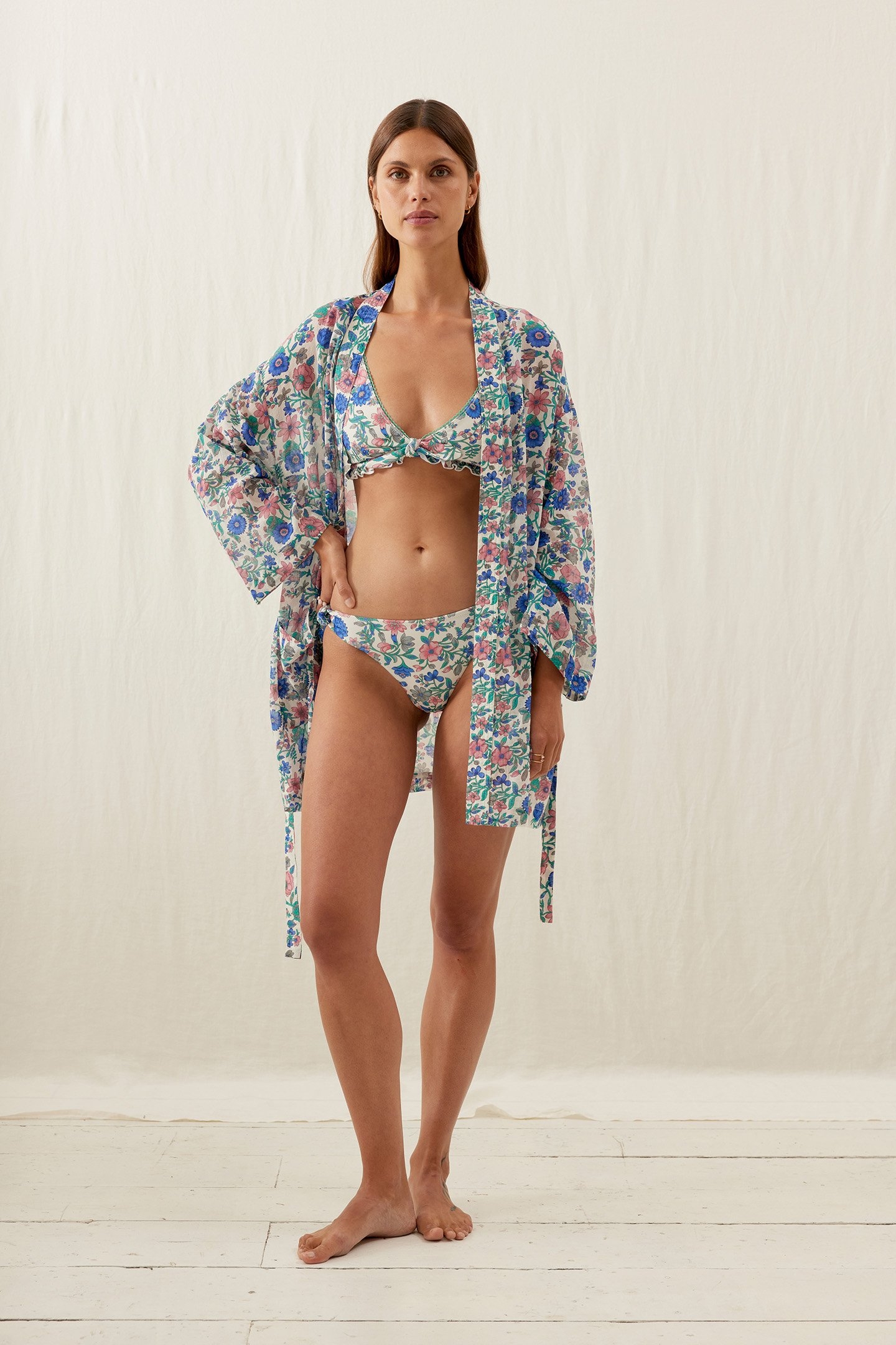 KIMONO YOKA BLUE SUMMER MEADOW 3