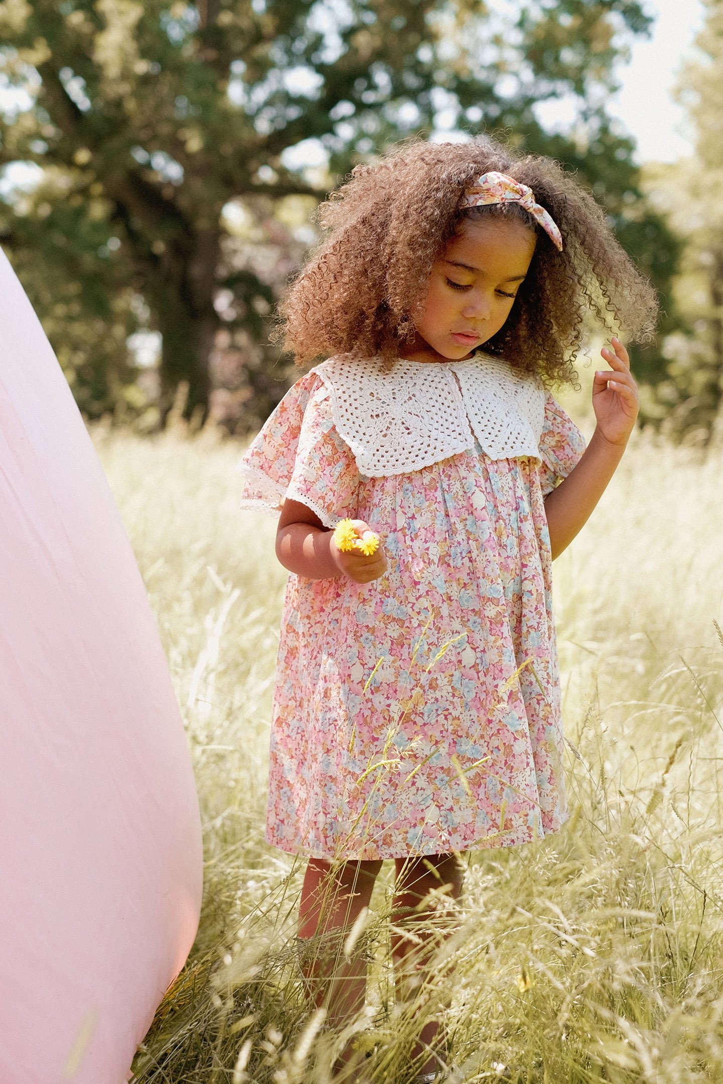 DRESS WARISA PINK SWEET PASTEL 1