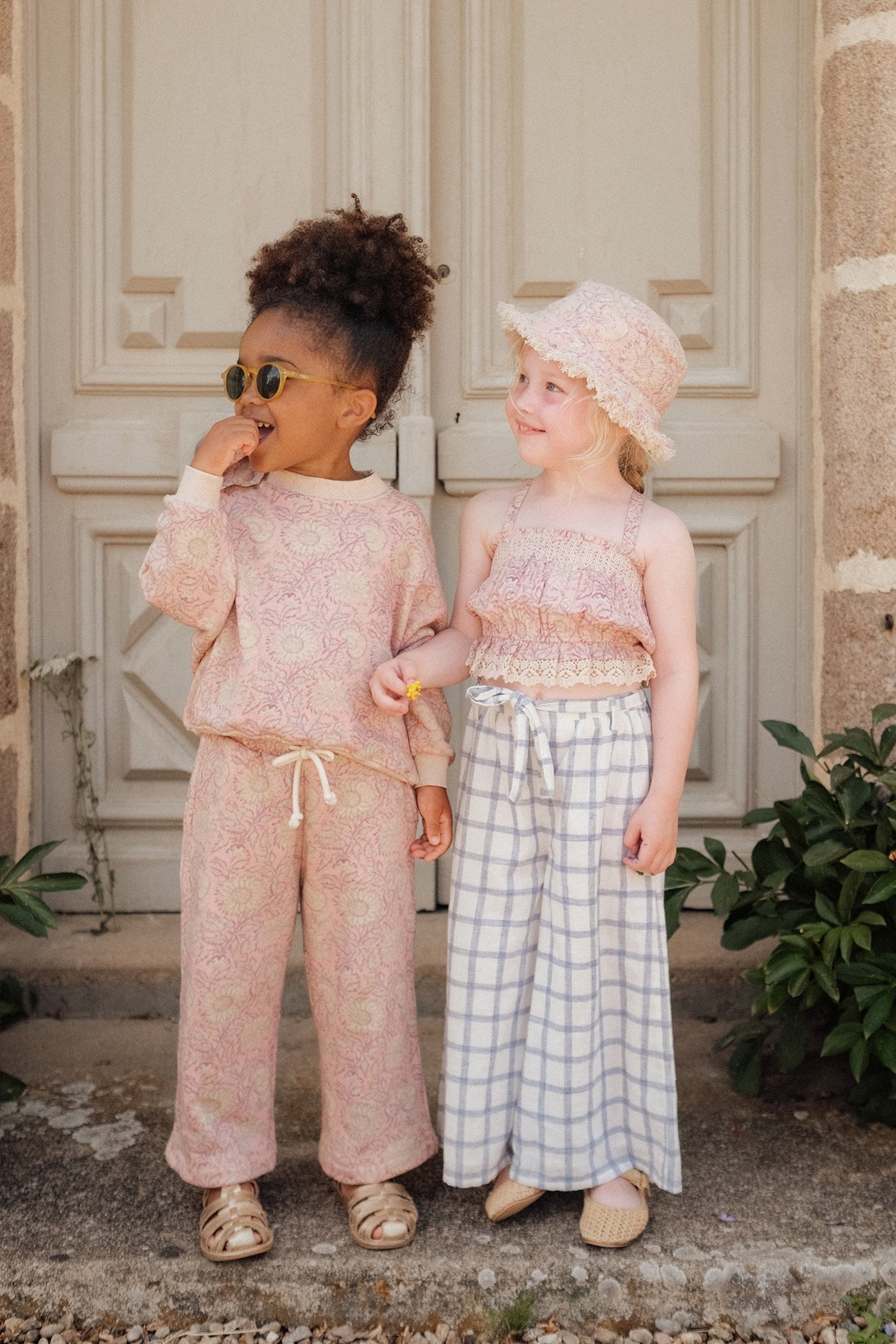 PANTS AMANDINE BLUE RIVER CHECKS 5