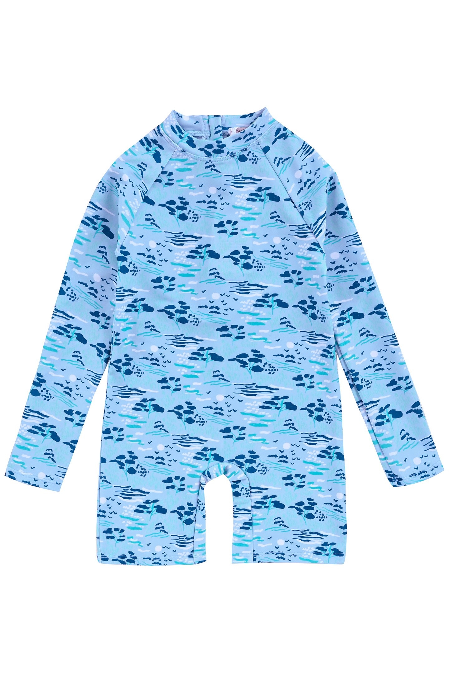 BATHING JUMPSUITS AMRIT BLUE PASTORAL FIELDS 3