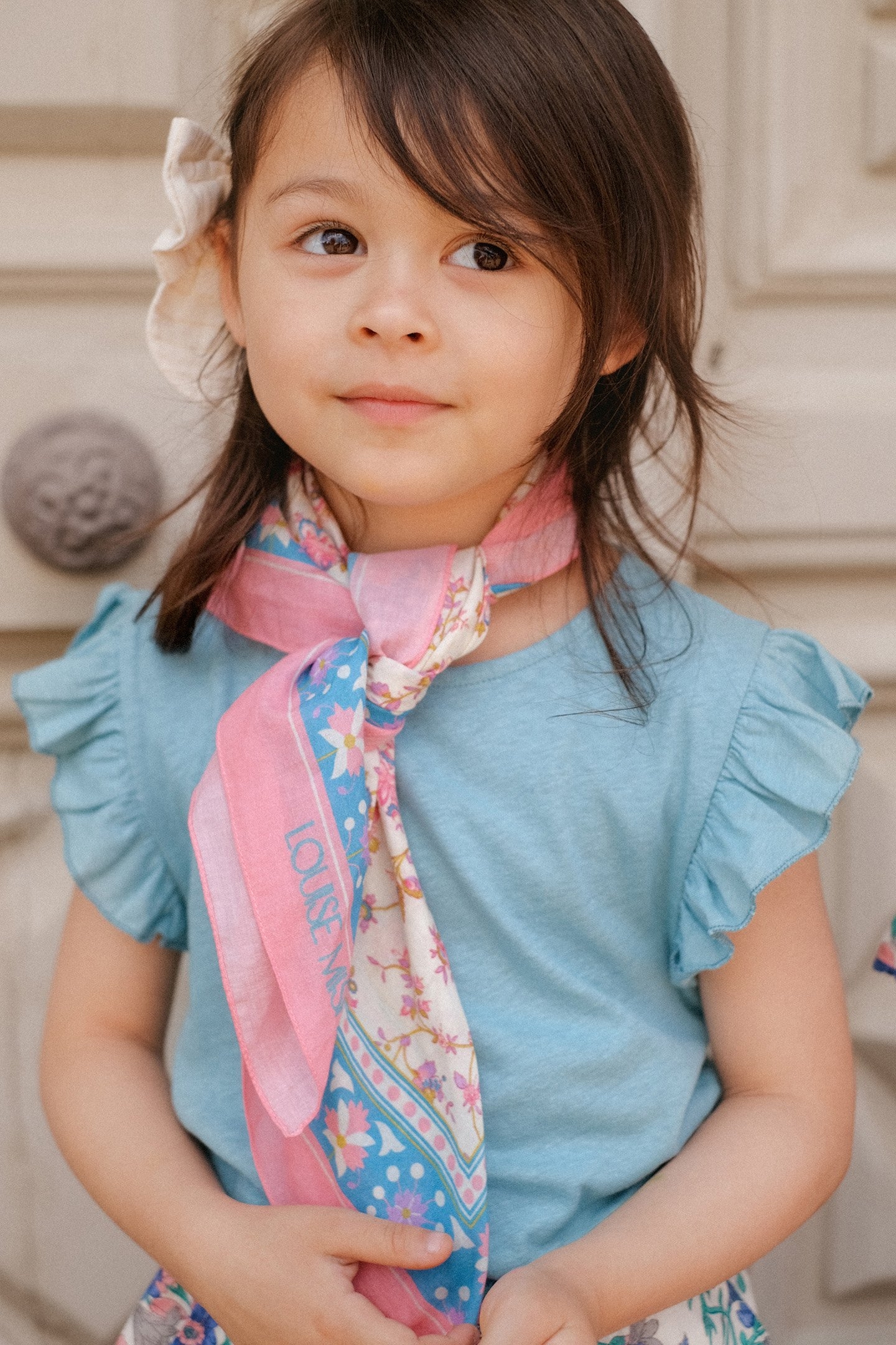 TEE HERMANCE STONE BLUE 1