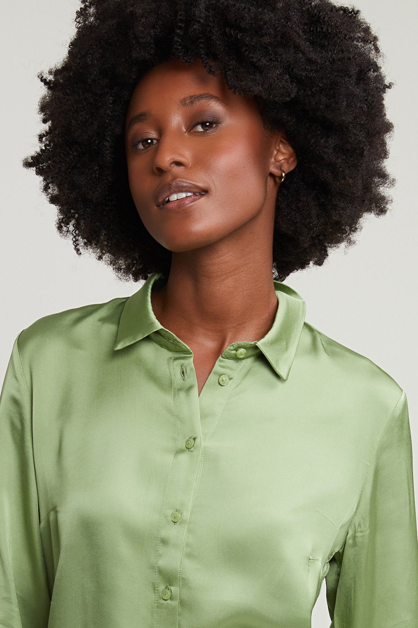 GREEN CLASSIC BLOUSE 4