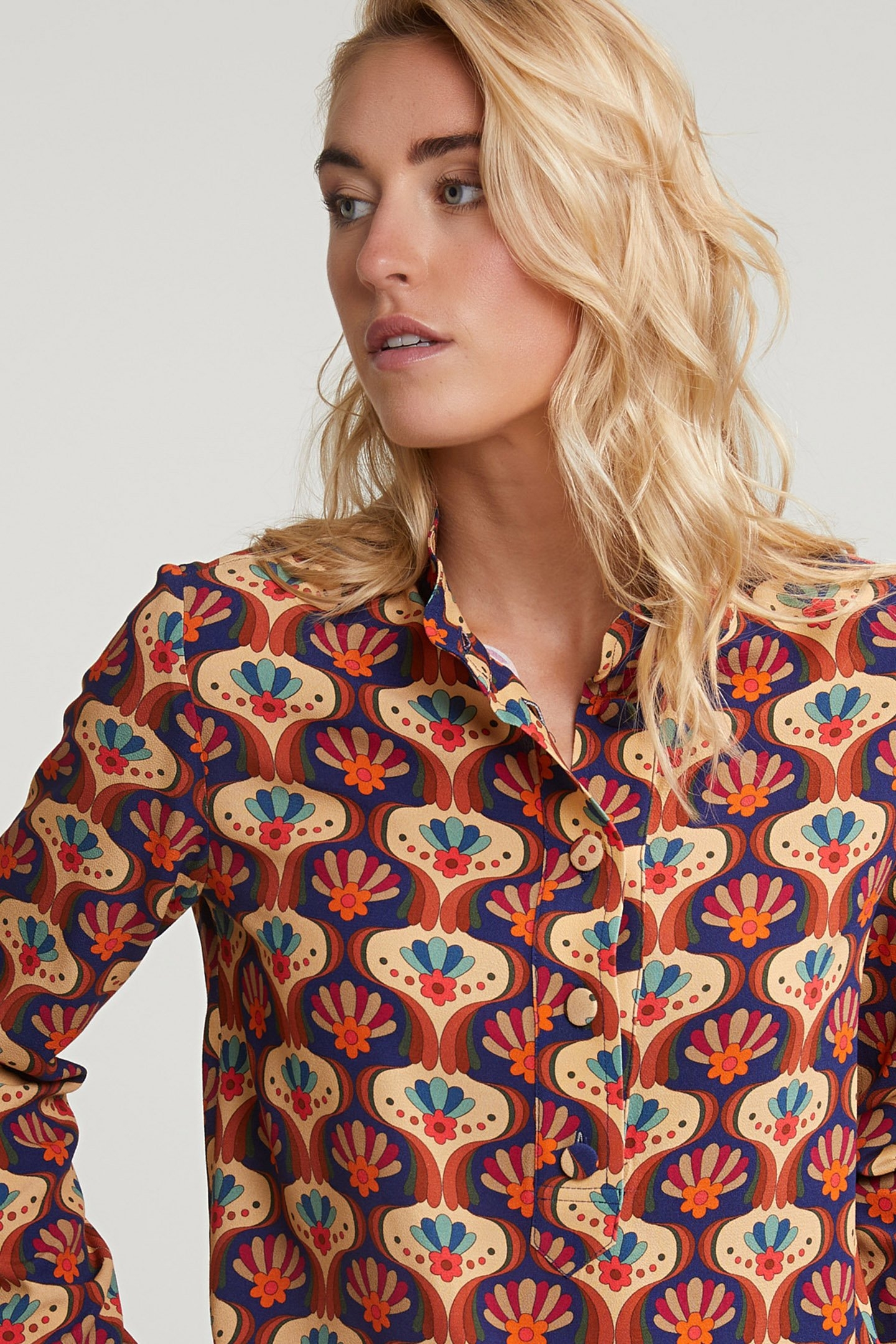 MULTI FANTASY BLOUSE LONG SLEEVES 4