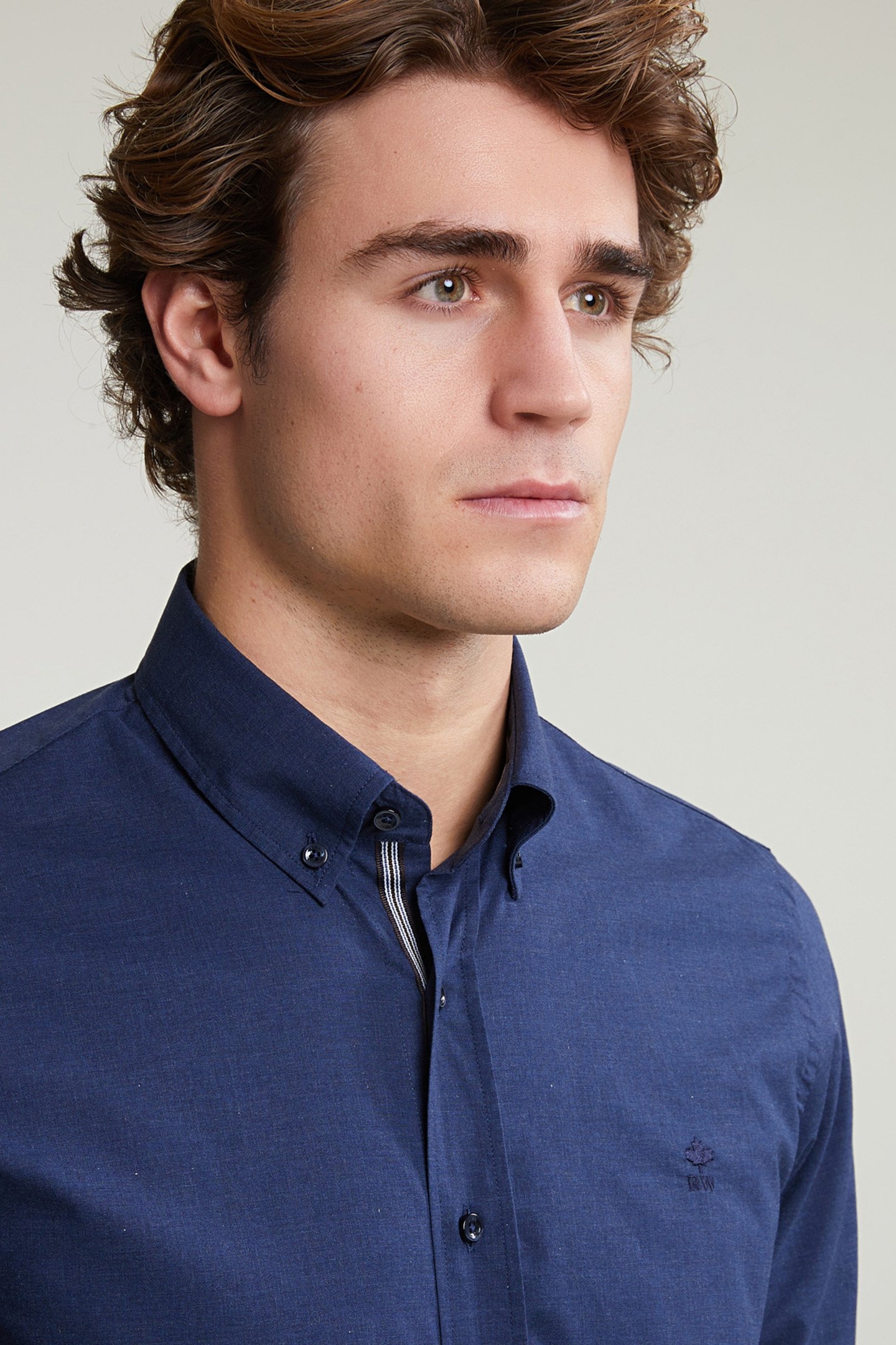 CUSTOM FIT UNI SHIRT BLUE 4
