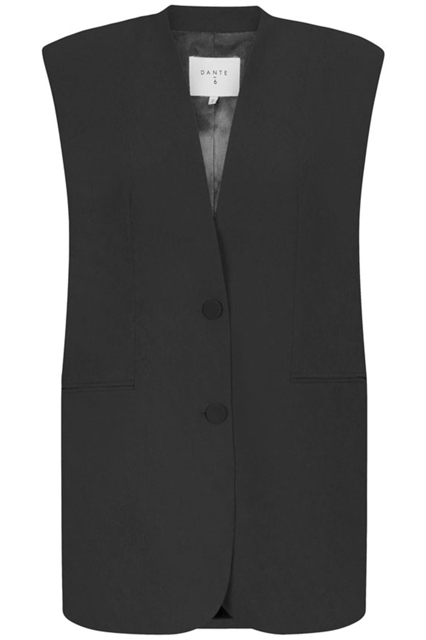 CLIO WAISTCOAT JACKET RAVEN 3