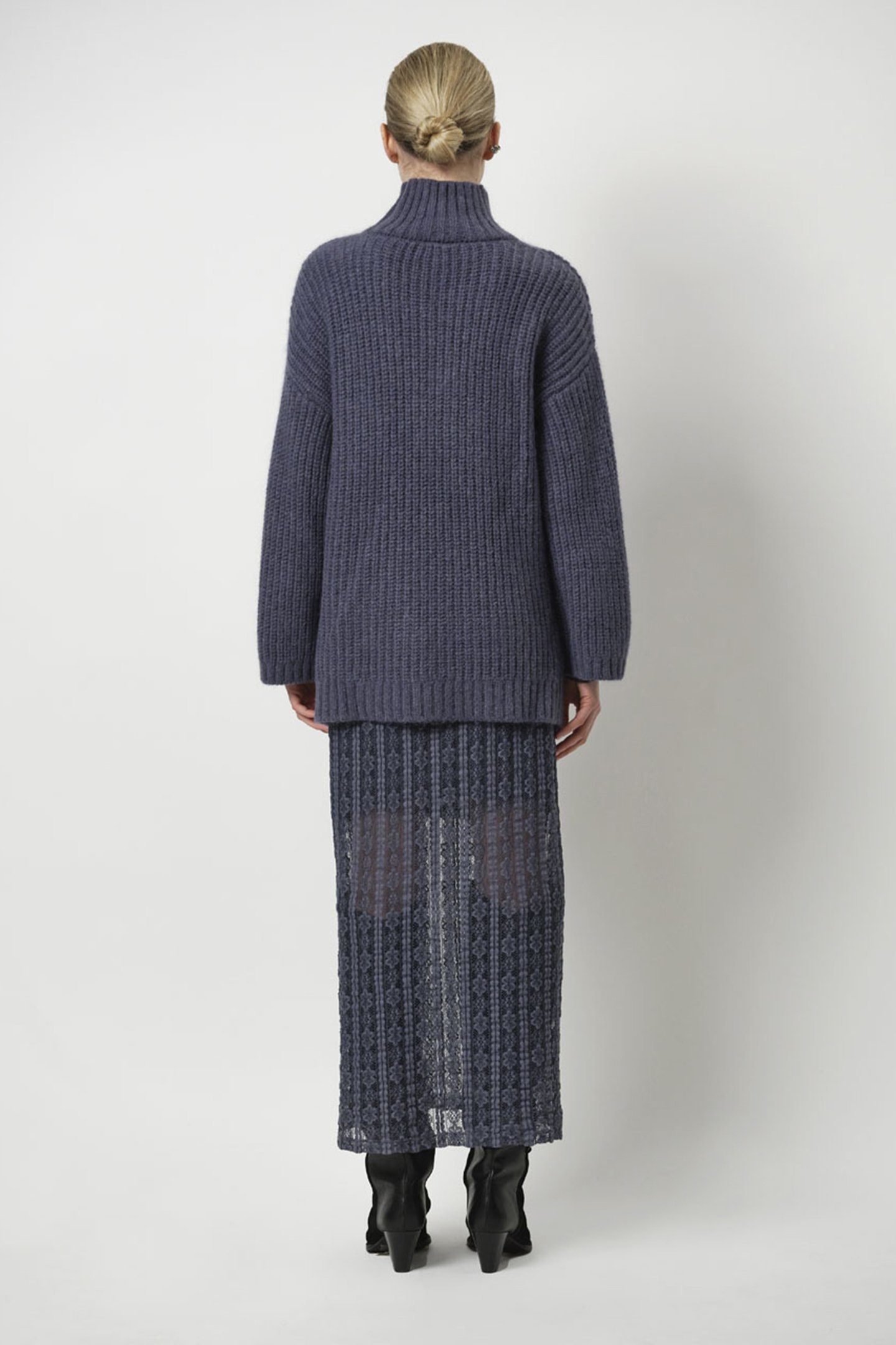 RAYURE OVERSIZED SWEATER ASH BLUE 3