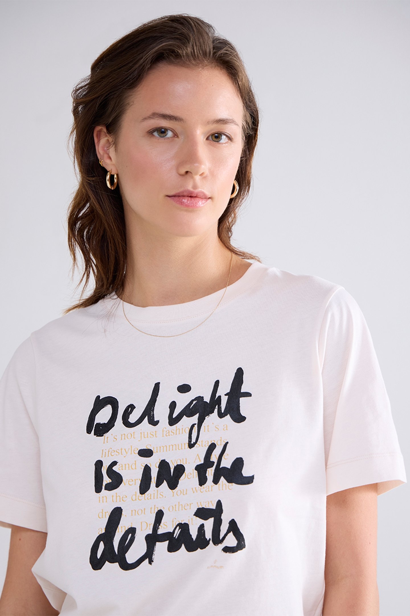 ROUND NECK T-SHIRT IVORY 4