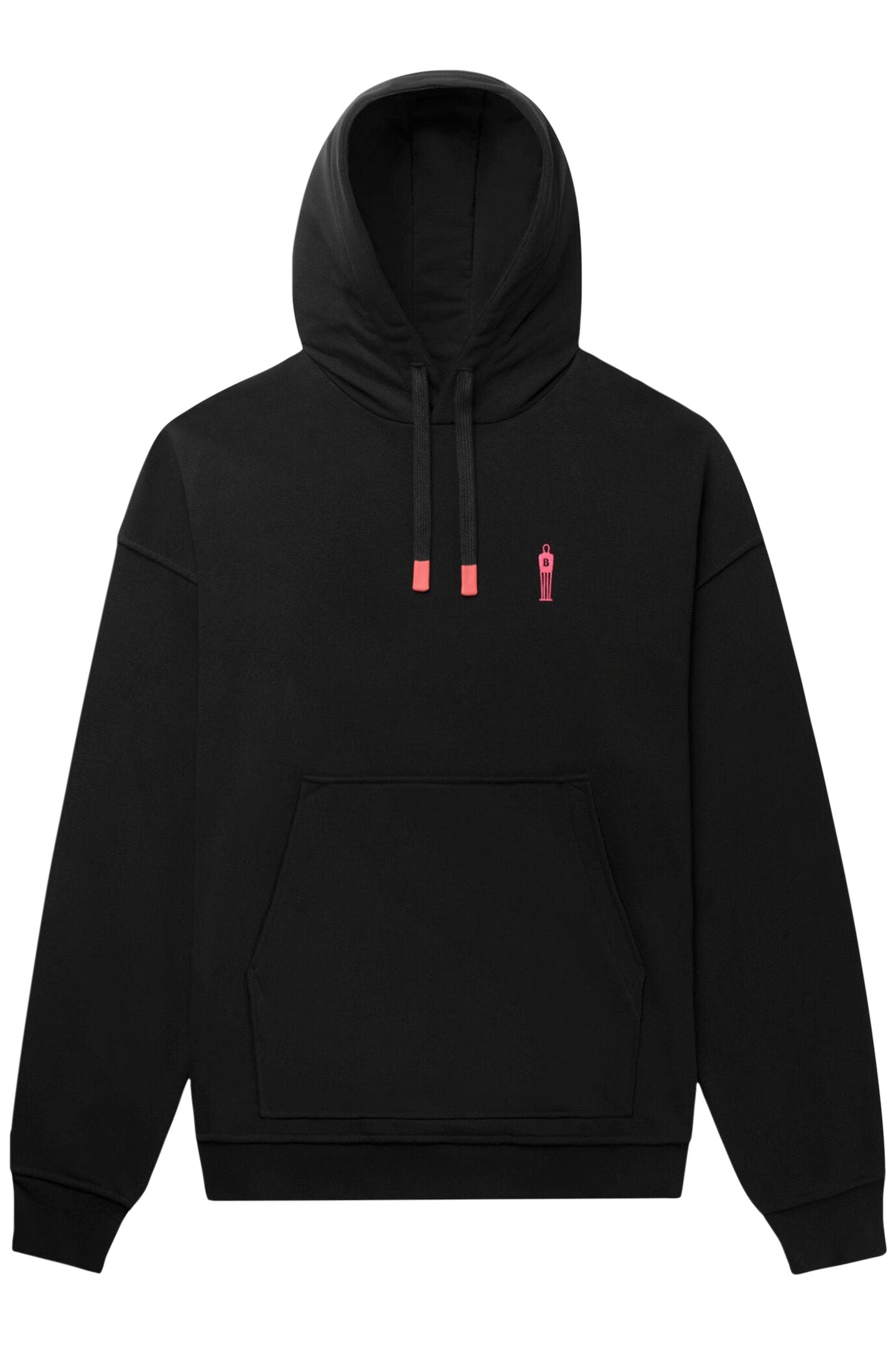 THE WALL BOX FIT HOODIE JET BLACK 4