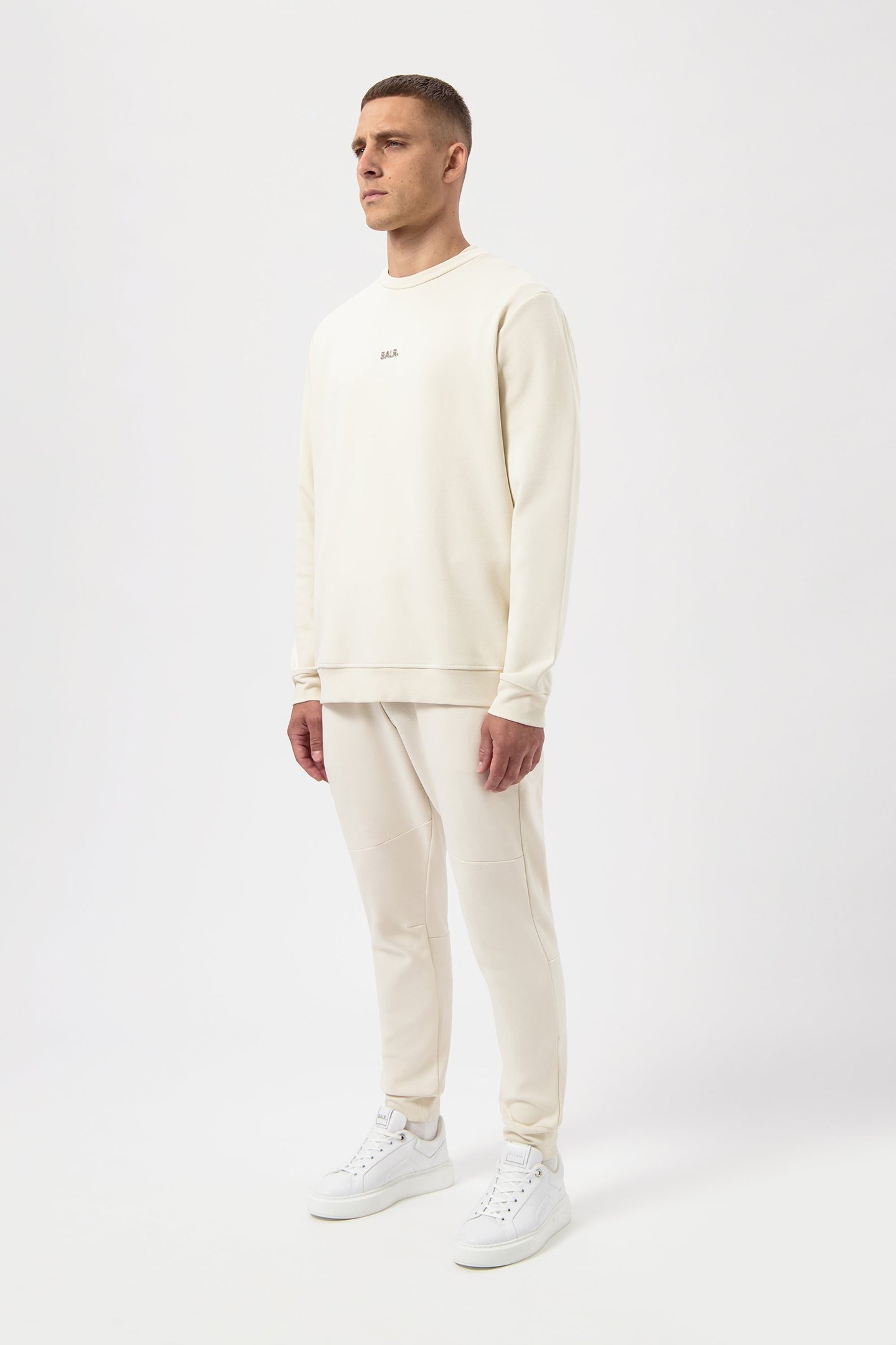 Q-SERIES REGULAR FIT CREWNECK WHITE SWAN 5