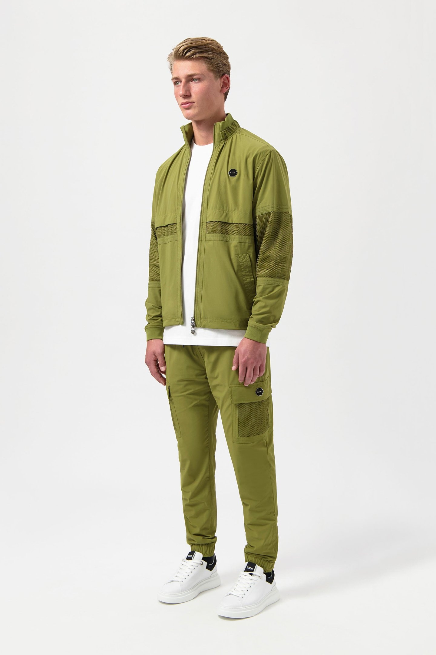 HEXLINE REGULAR FIT TRACK JACKET SPHAGNUM 4
