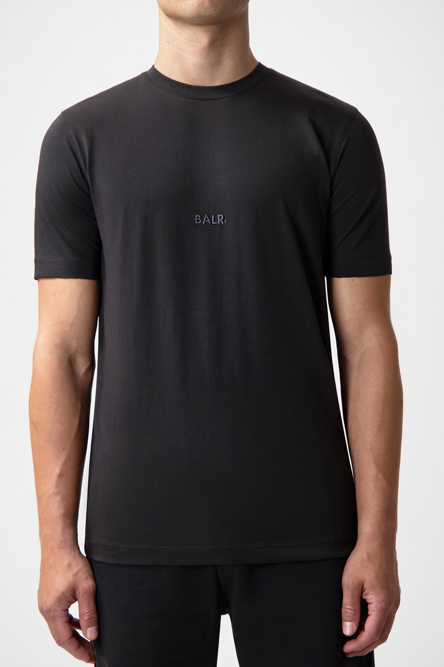 LOGO SLIM T-SHIRT JET BLACK 1