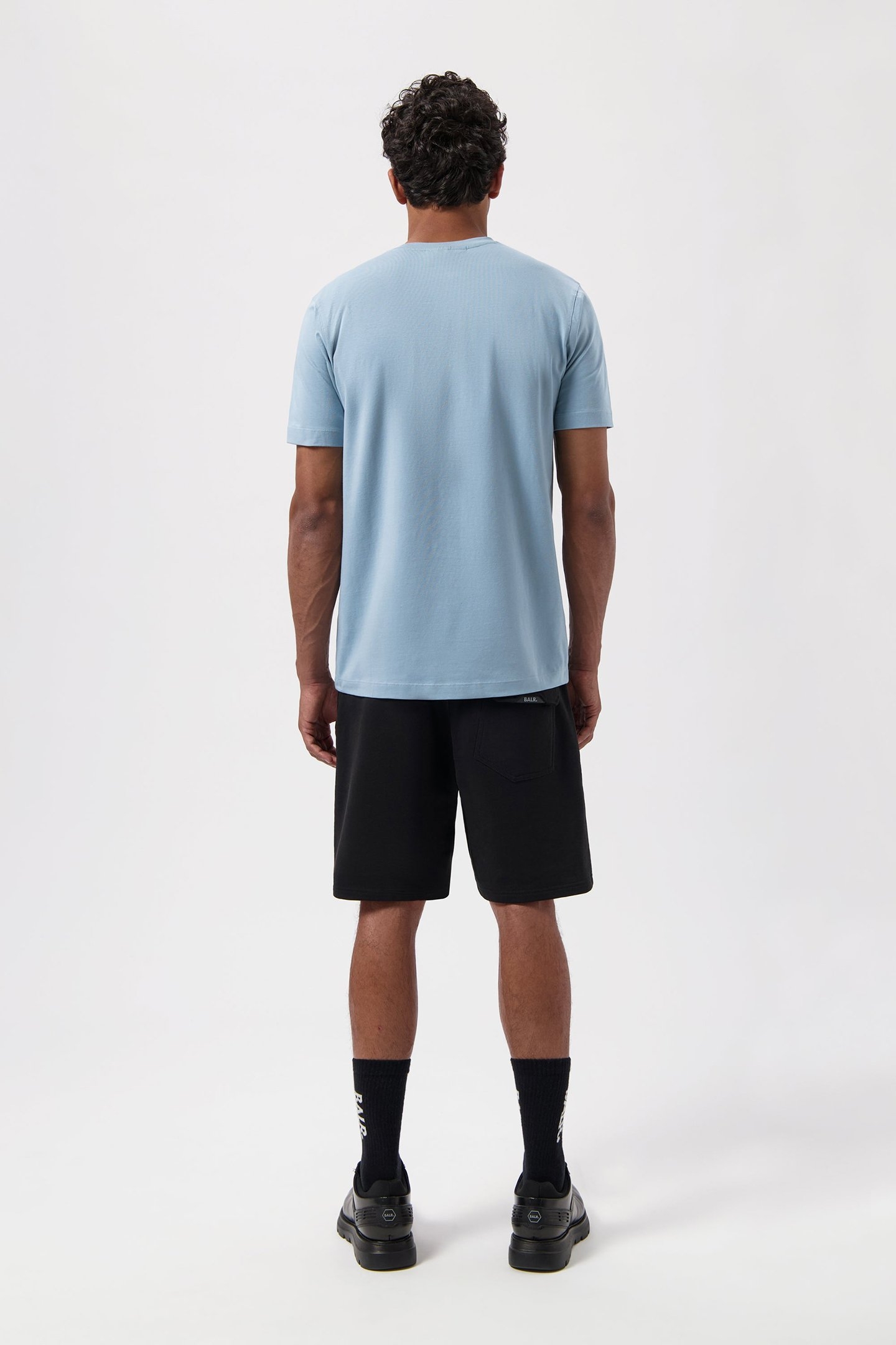 LOGO SLIM T-SHIRT ARONA BLUE 3