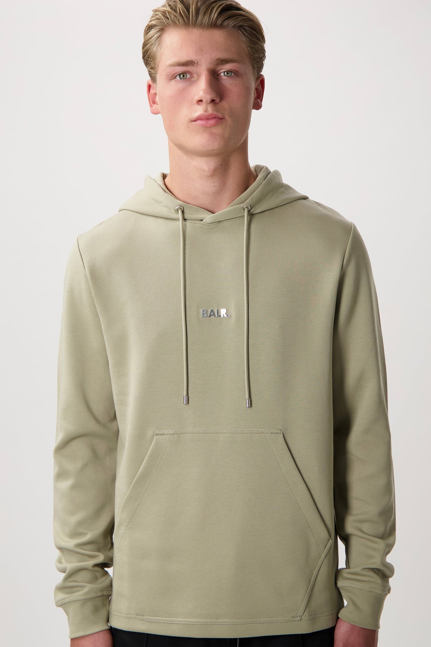 Q-SERIES REGULAR FIT HOODIE SENECA GREY 1