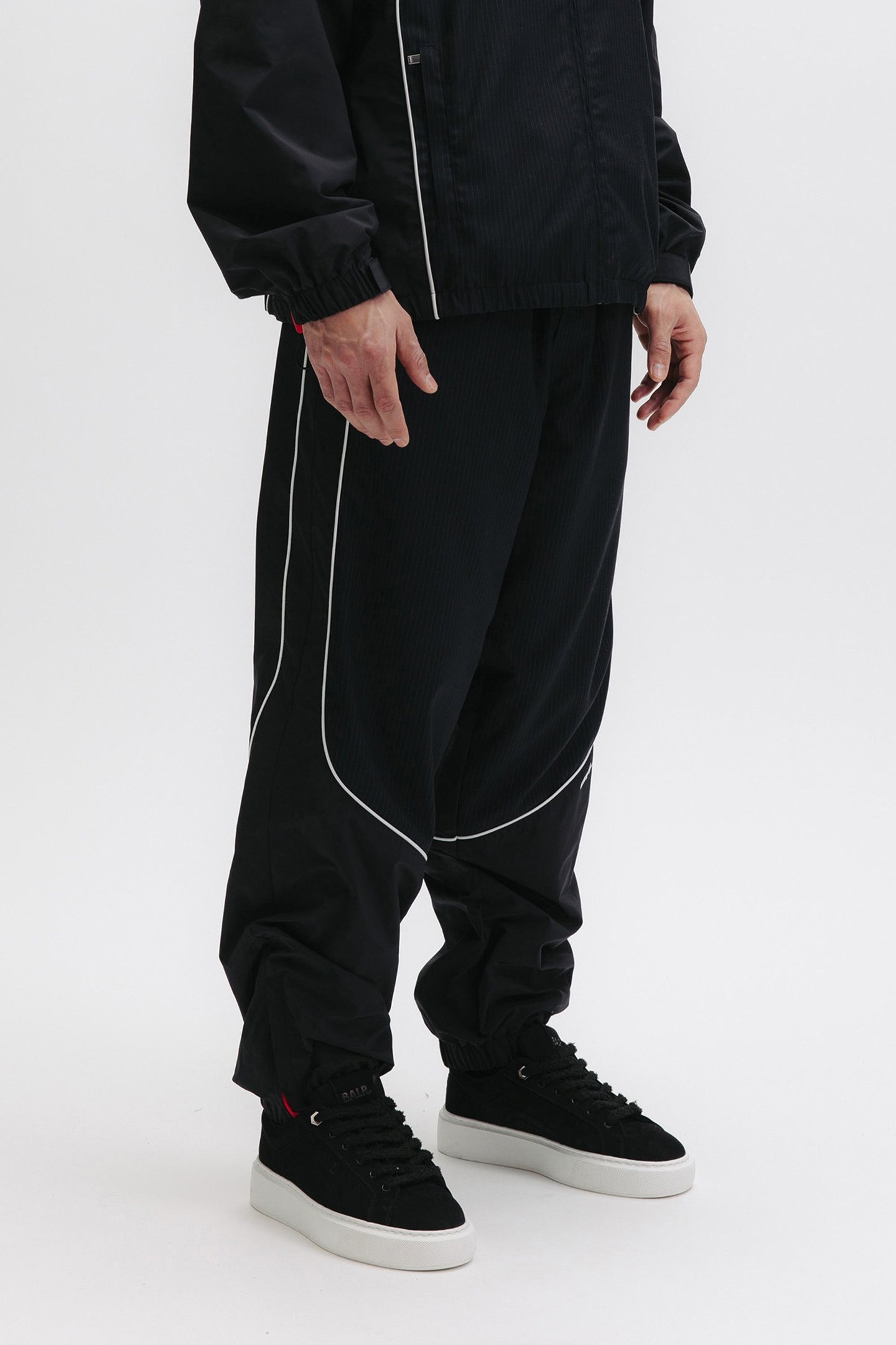 GOTL RELAXED TRACK PANTS JET BLACK 5