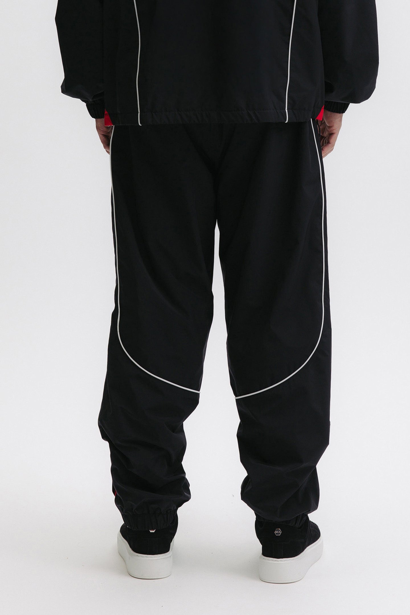 GOTL RELAXED TRACK PANTS JET BLACK 2