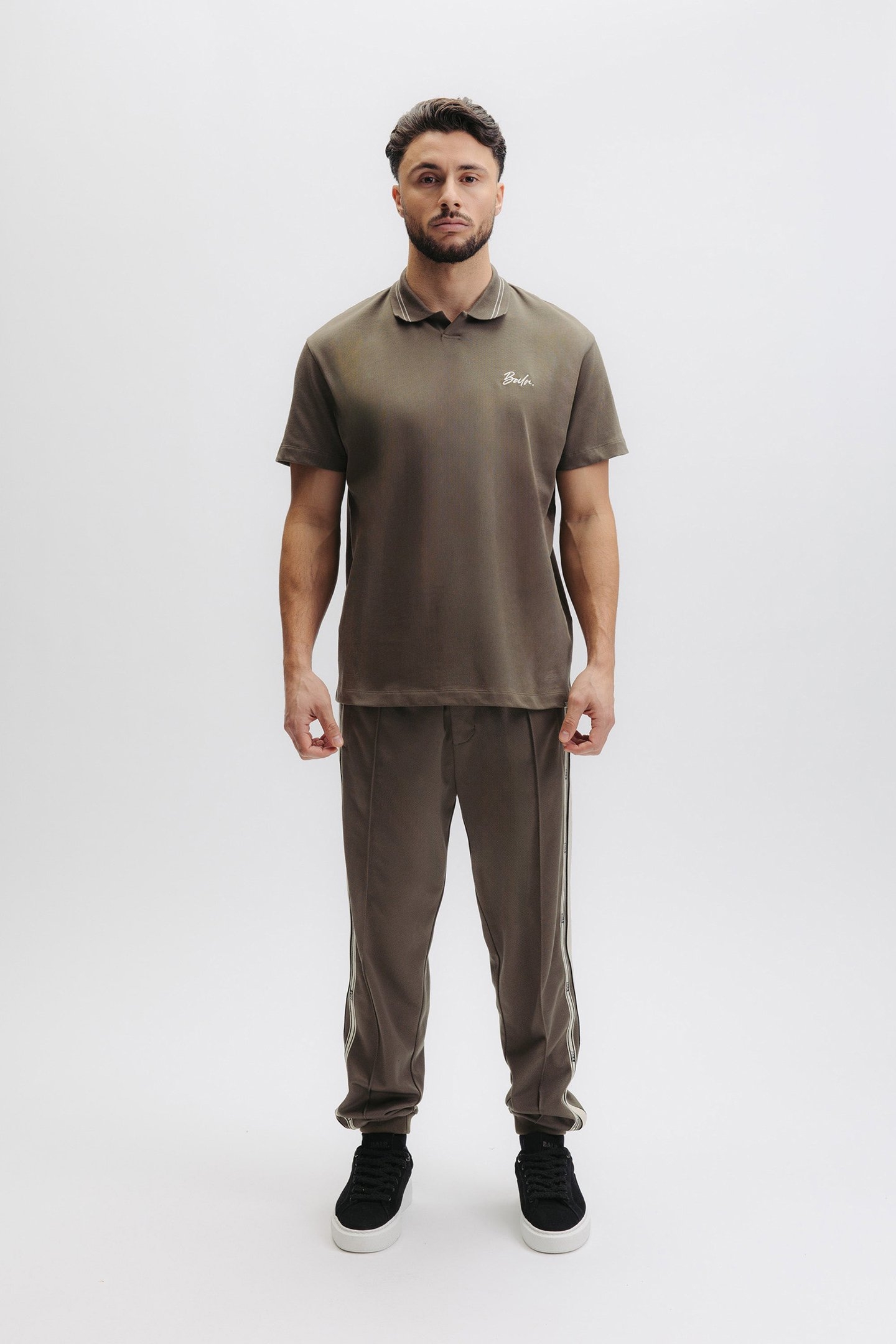 TAPE SCRIPT POLO TARMAC GREY 1