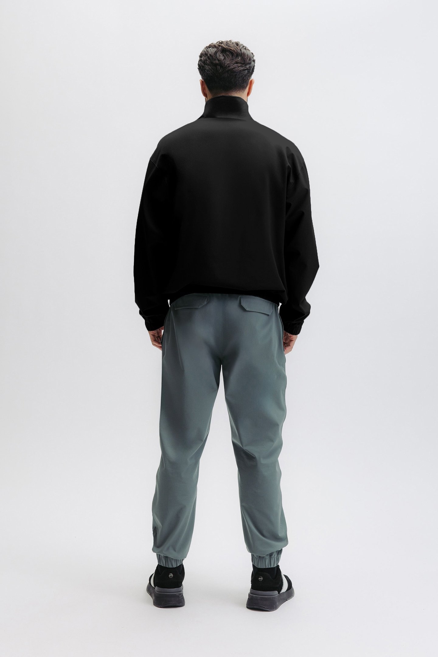 HEX-SERIES BADGE TRACK JACKET JET BLACK 2