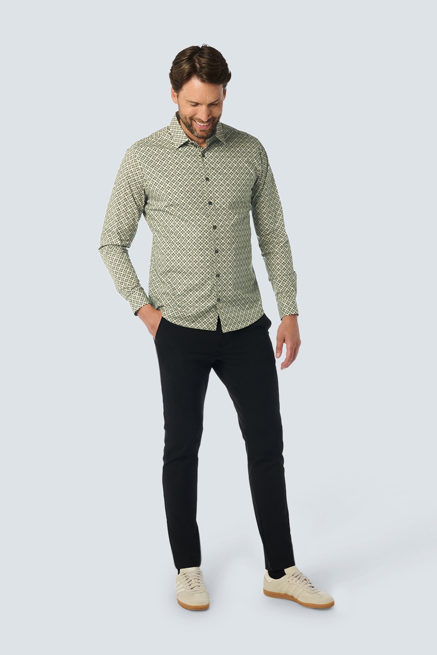 SHIRT STRETCH ALLOVER PRINTED NIGHT 3