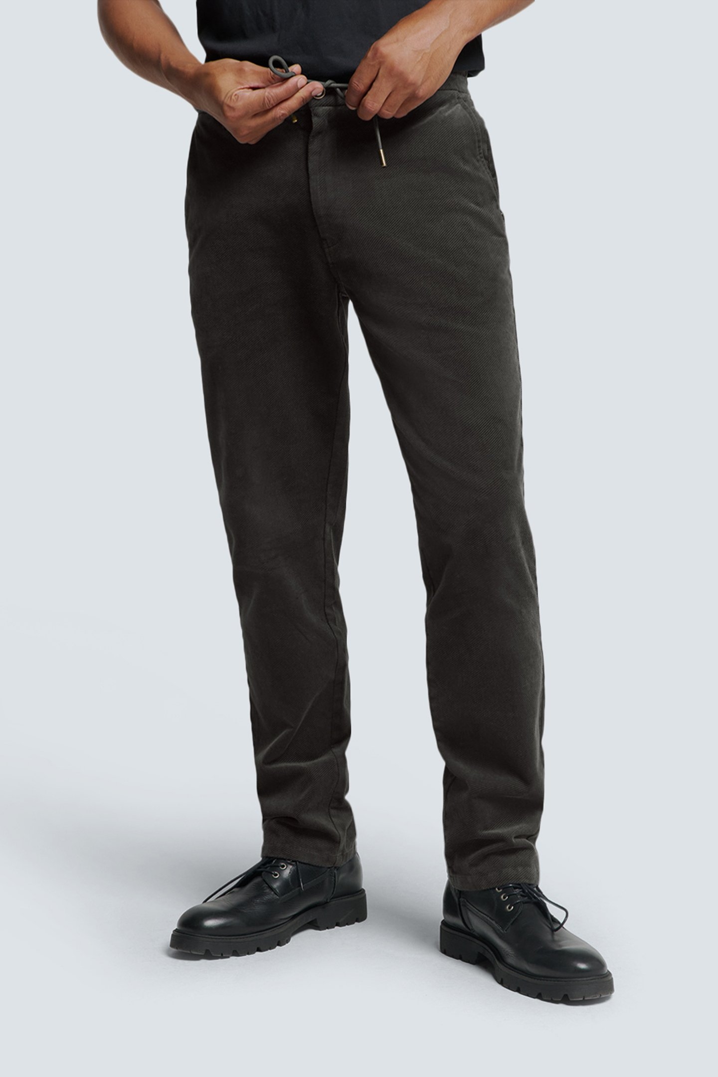 PANTS CORDUROY TWILL MOTORBLACK 1
