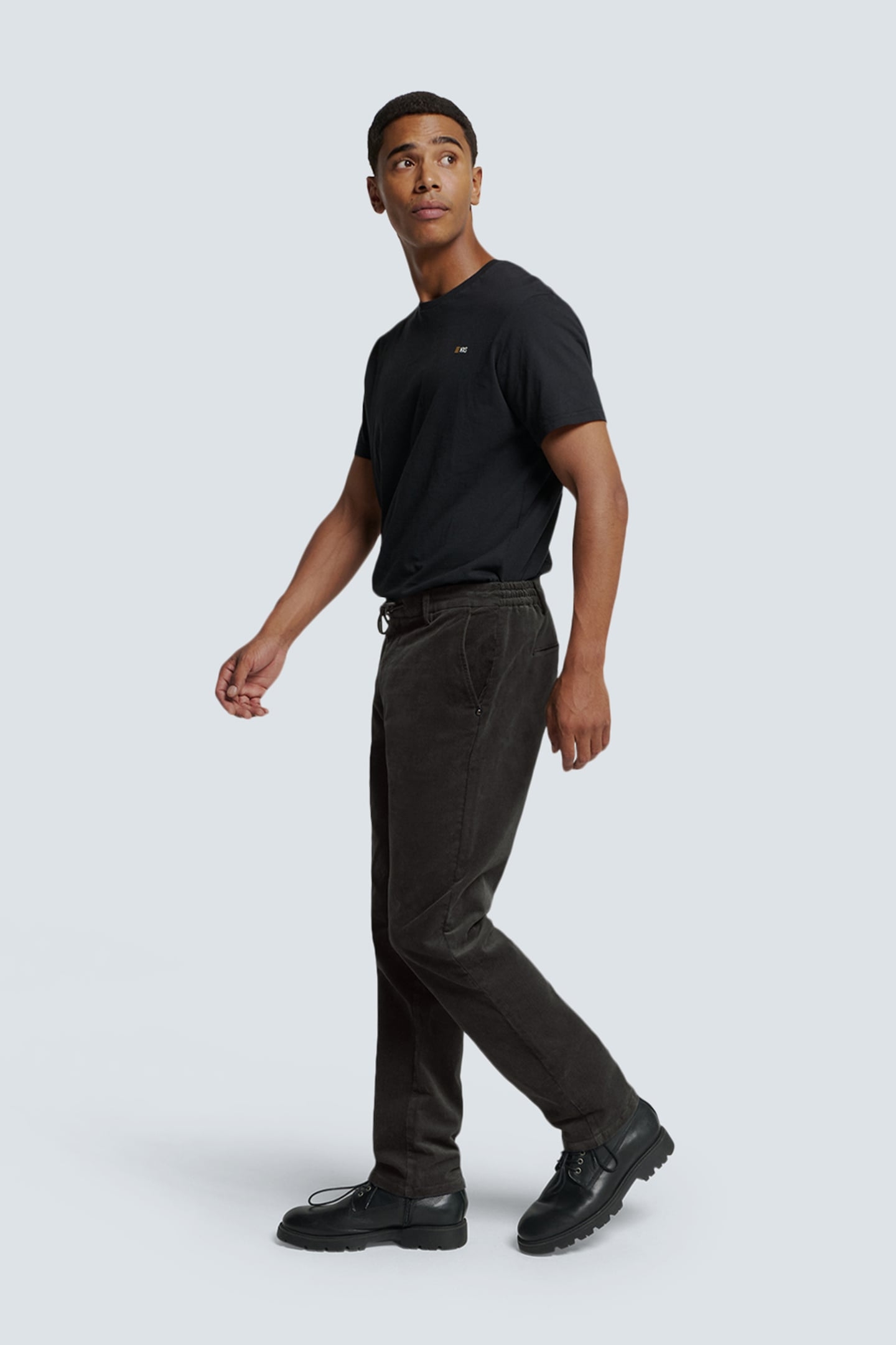 PANTS CORDUROY TWILL MOTORBLACK 3