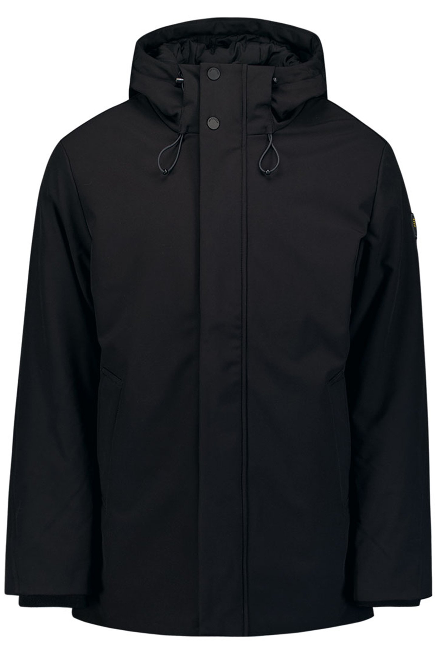 JACKET PARKA HOODED SOFT SHELL BLACK 1