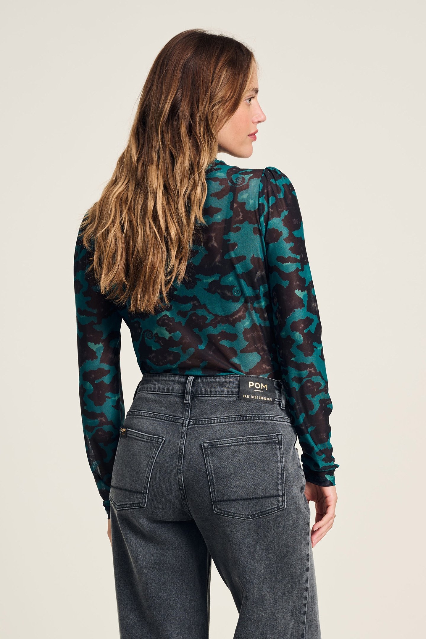 TURTLENECK - CAMO TEAL GREEN 2