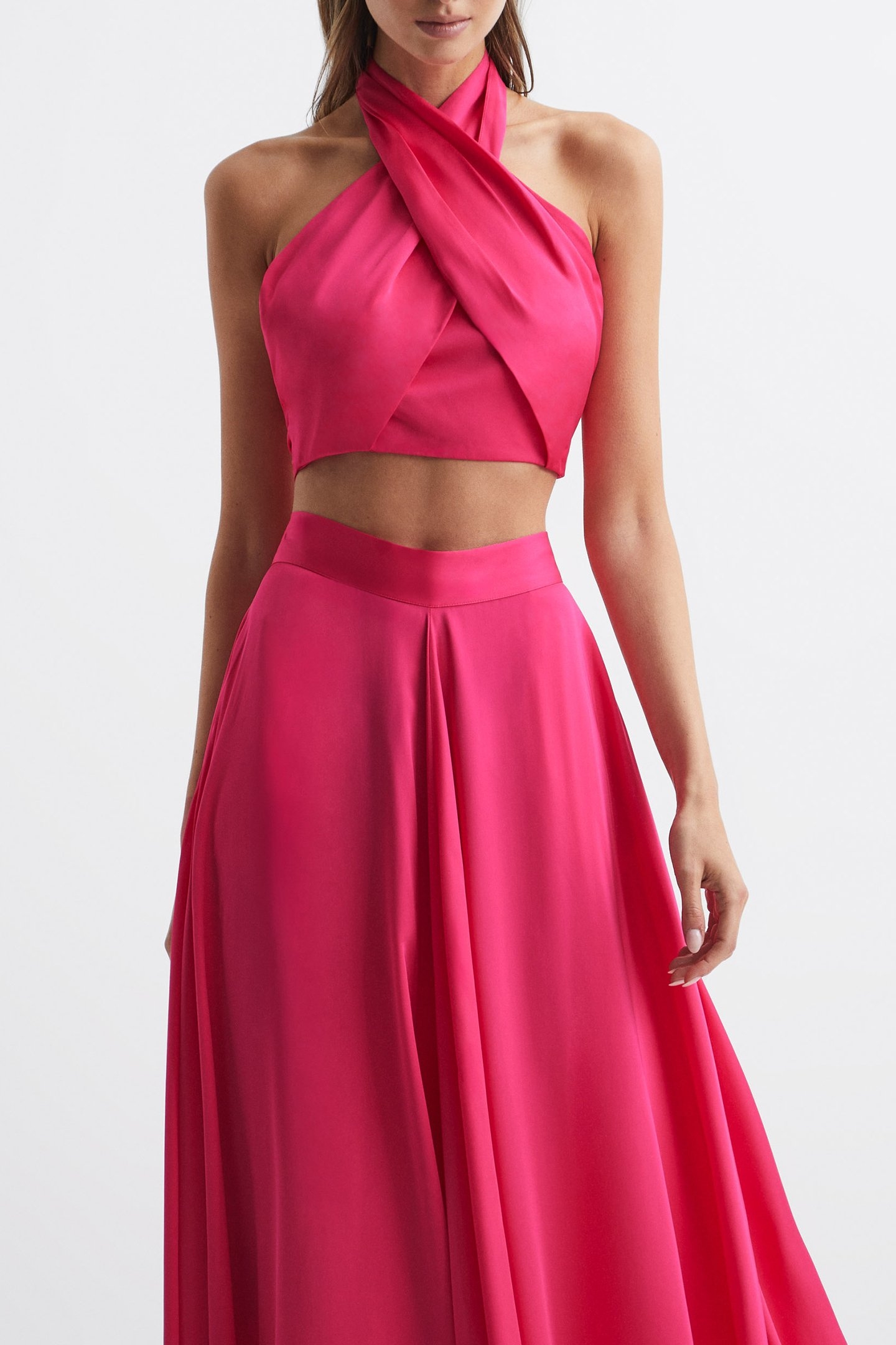 RUBY-HALTER OCCASION TOP PINK 1