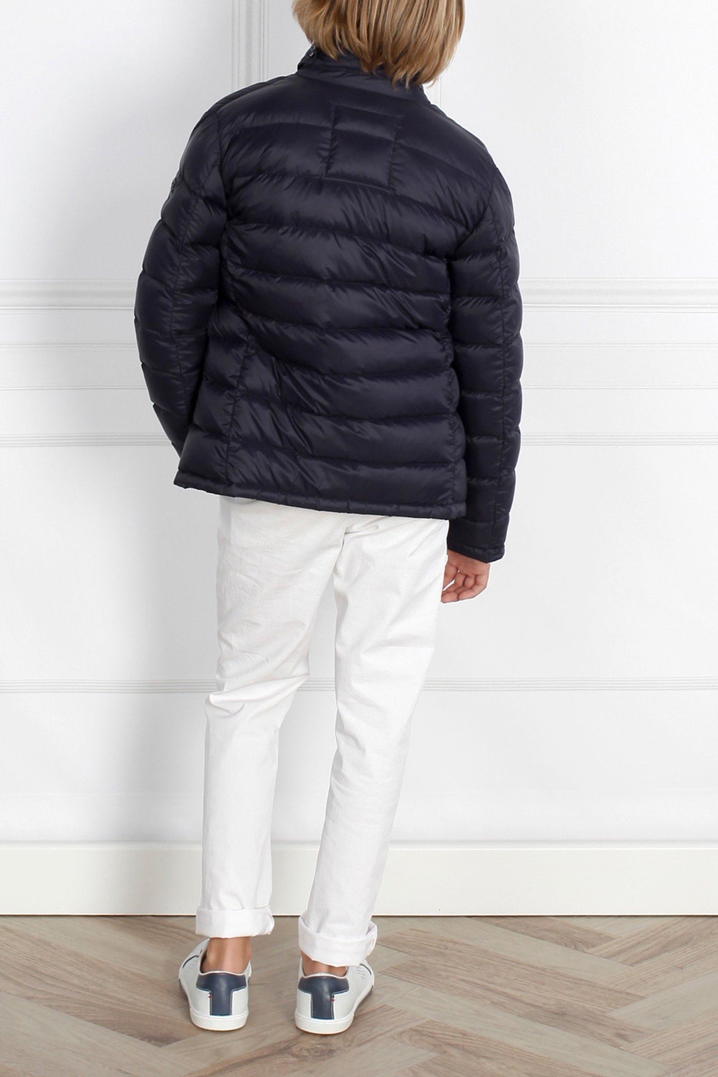 NYLON COMMUNION QUILTED BLAZER BLUE 2