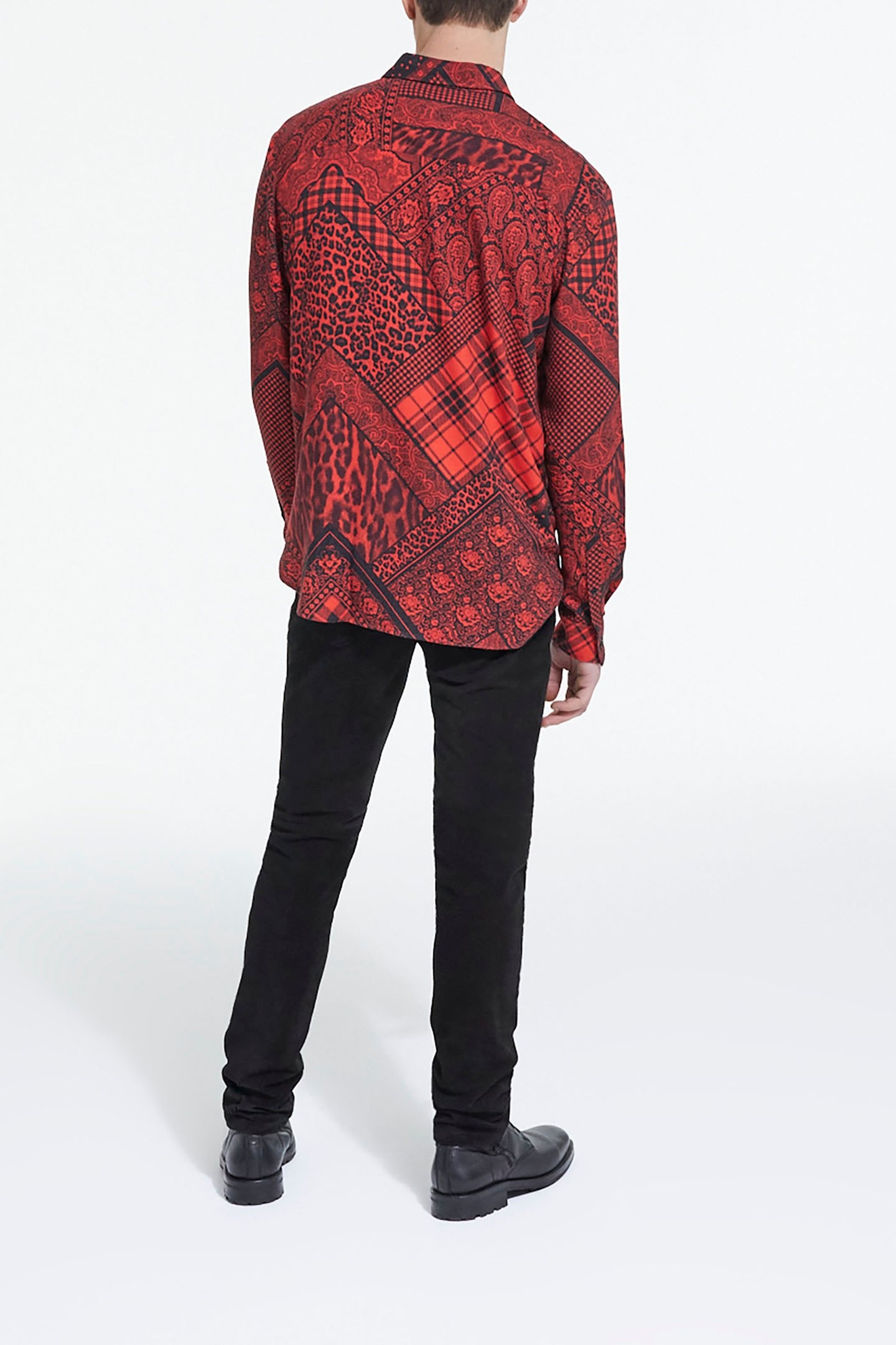 LONG SLEEVE SHIRT BLACK-RED 4
