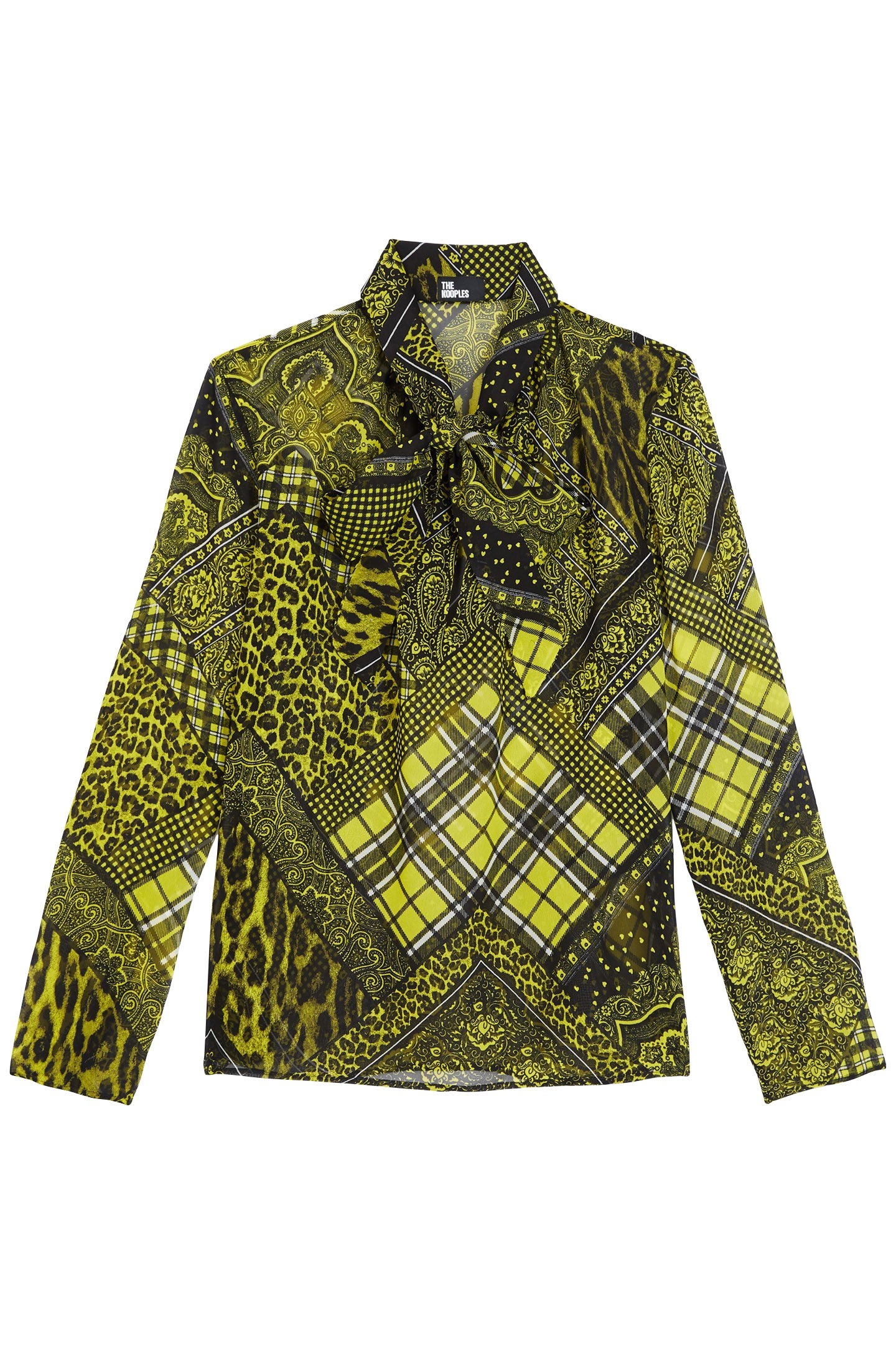 TOP FOULARD FITE BLACK/YELLOW 4