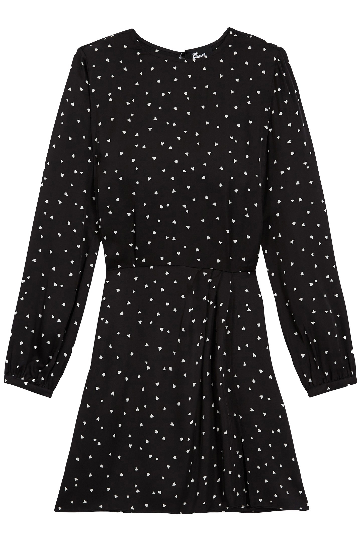 SHORT LITTLE HEARTS BLACK DRESS BLACK 5