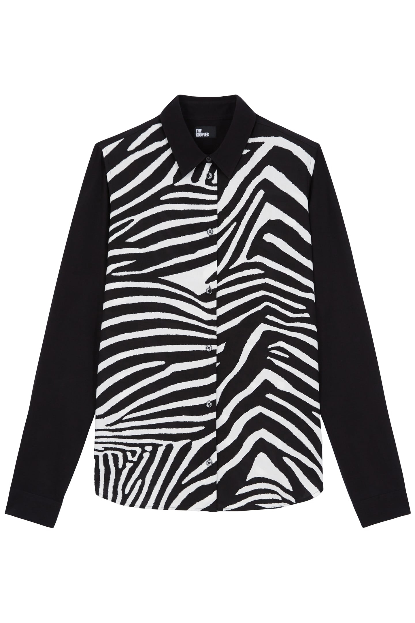 CHEMISE ZEBRA PRINT BLACK WHITE 1