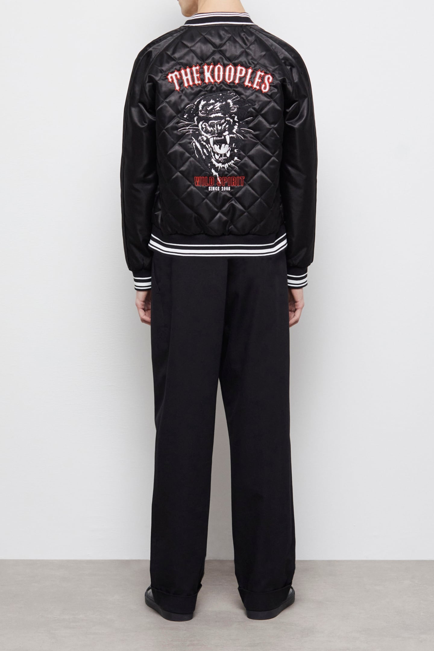 BOMBER EMBROIDERY TIGER BLACK 2