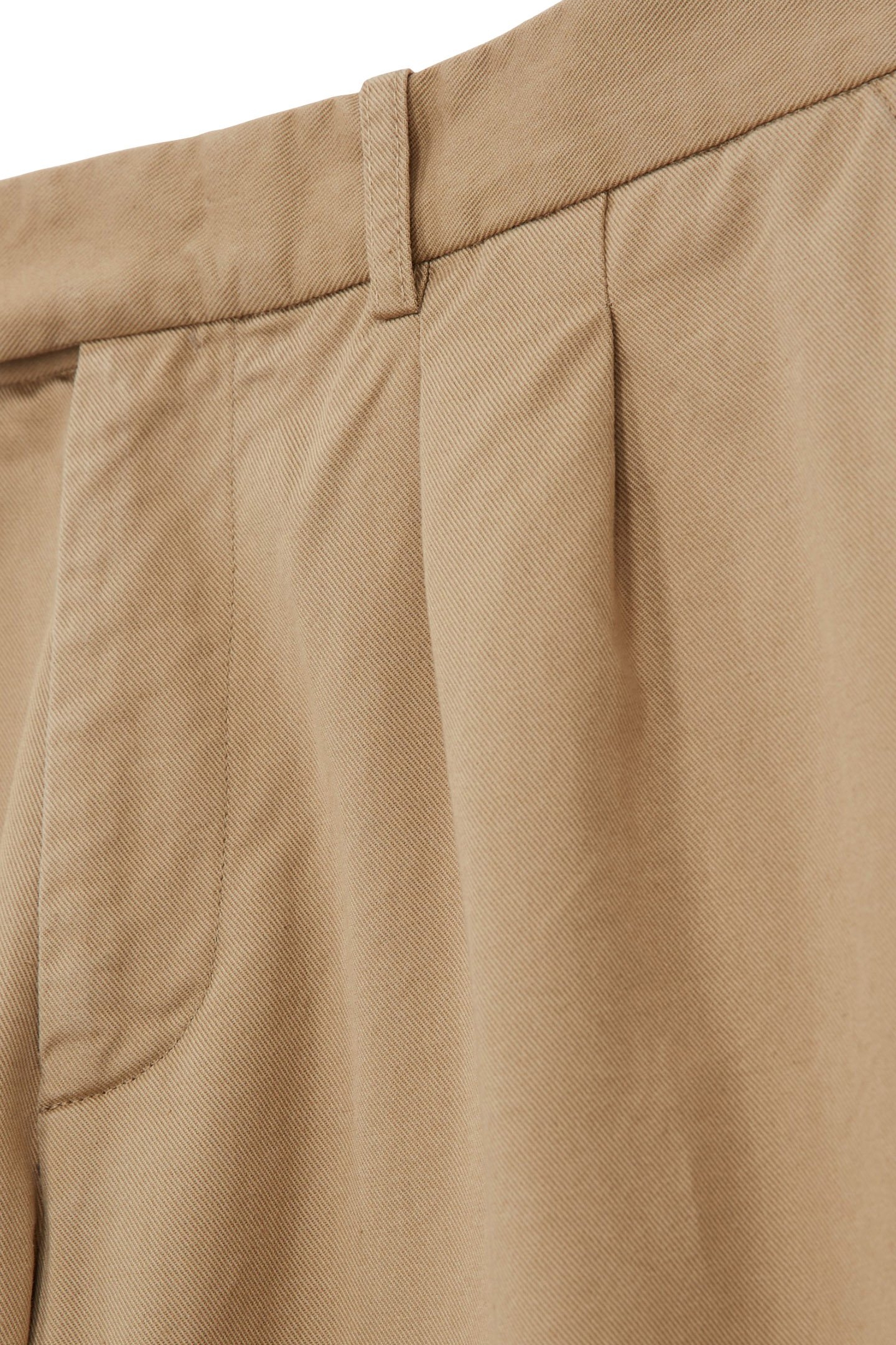 PLEATED TROUSERS WITH TURNS CAMEL 6