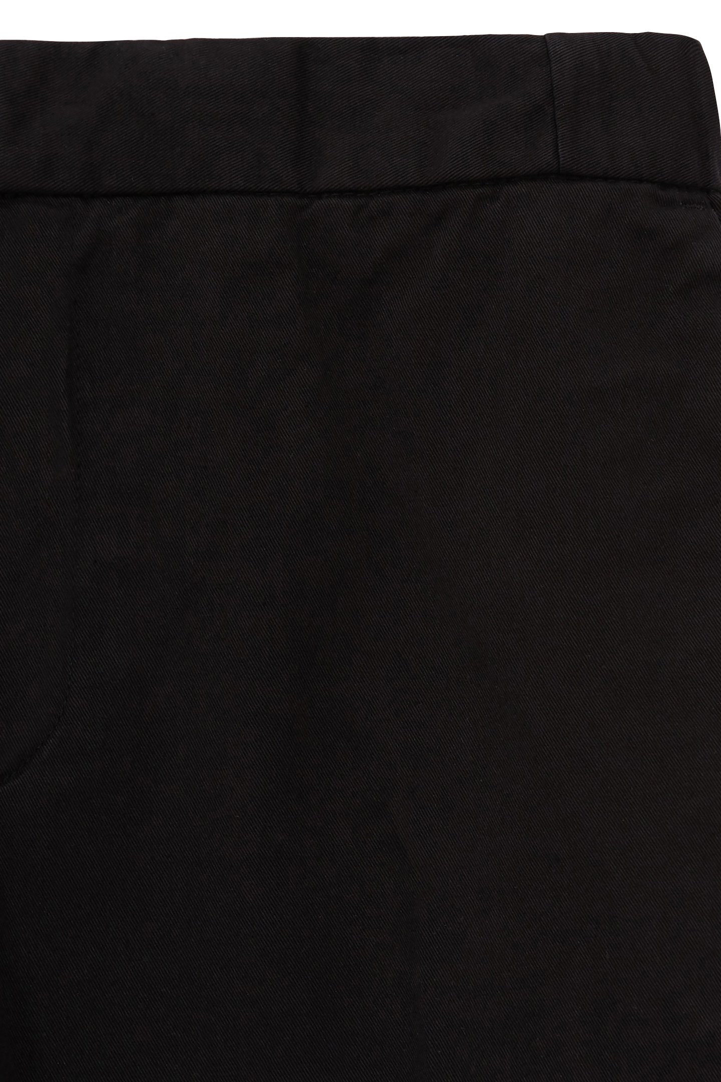 STRAIGHT PANTS WITH SEMI-ELASTICATED WAISTBAND BLACK 6