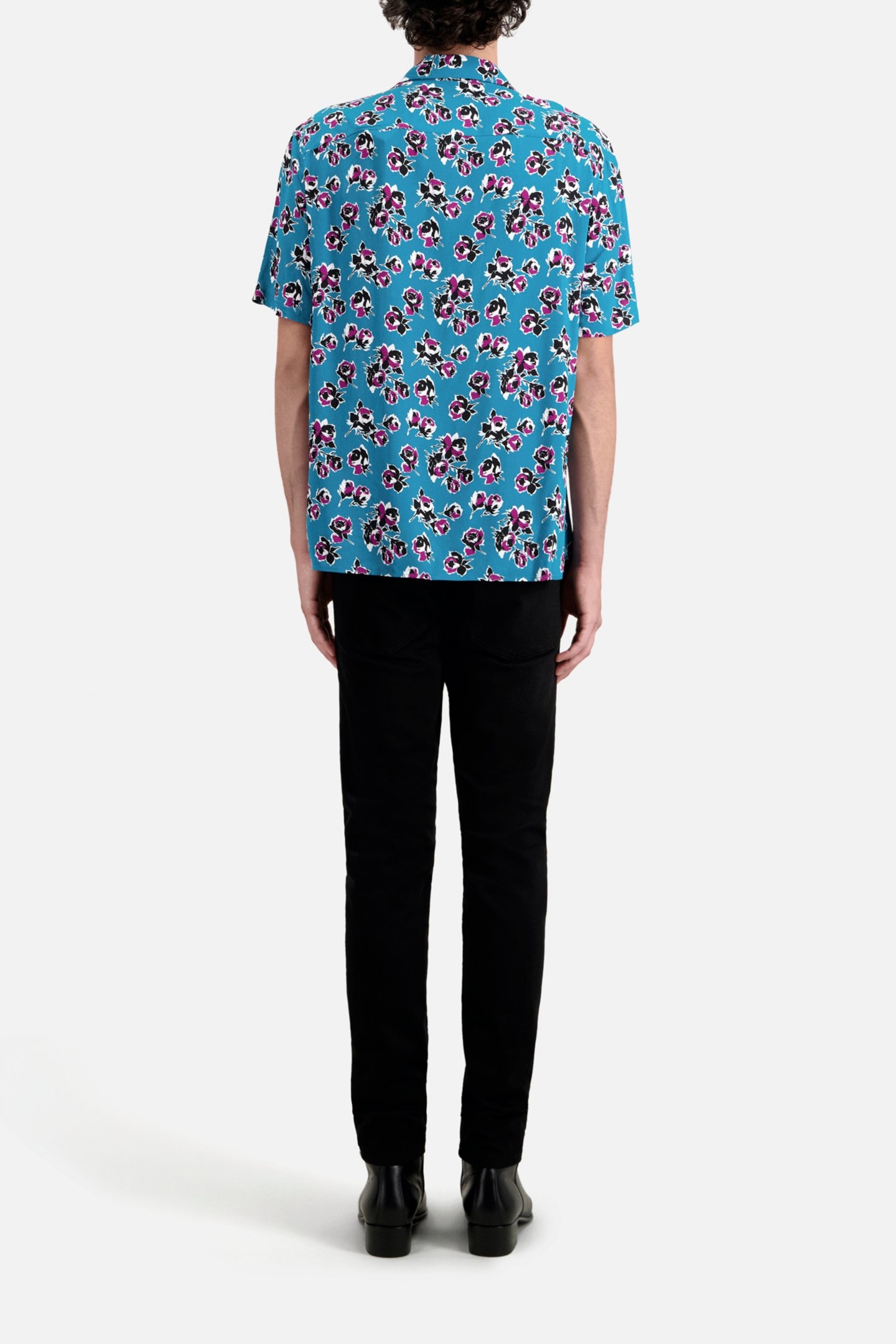 WAKO SHORT-SLEEVED SHIRT PINK-BLUE 2