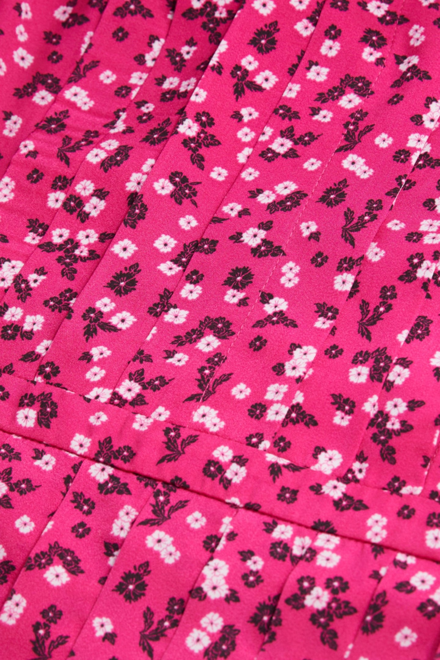 SHORT DRESS WITH PLEATED DETAIL PINK BLACK 6