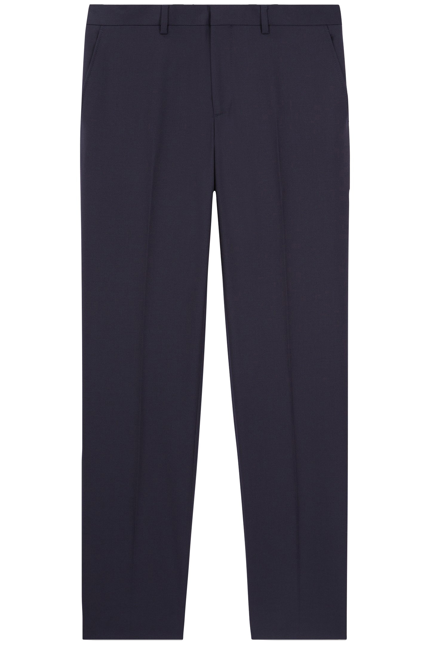 STRAIGHT SUIT TROUSERS NAVY 4