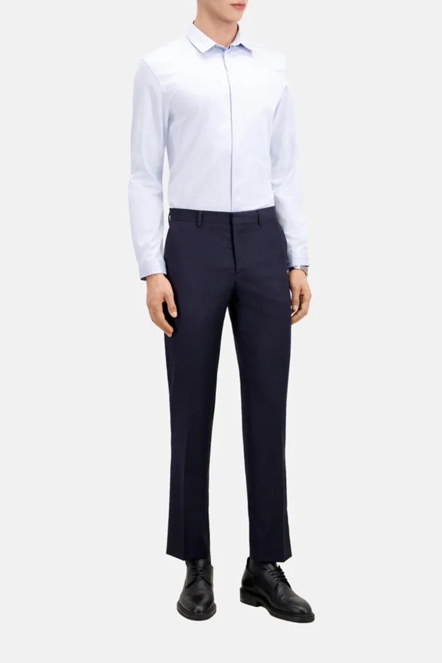 STRAIGHT SUIT TROUSERS NAVY 2
