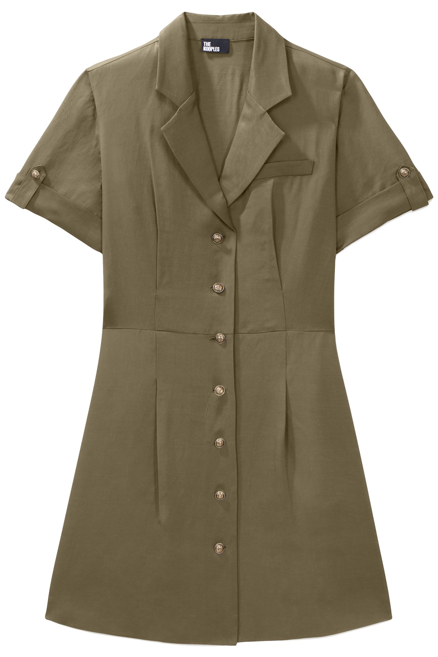 SHORT SLEEVE DRESS KAKI 4