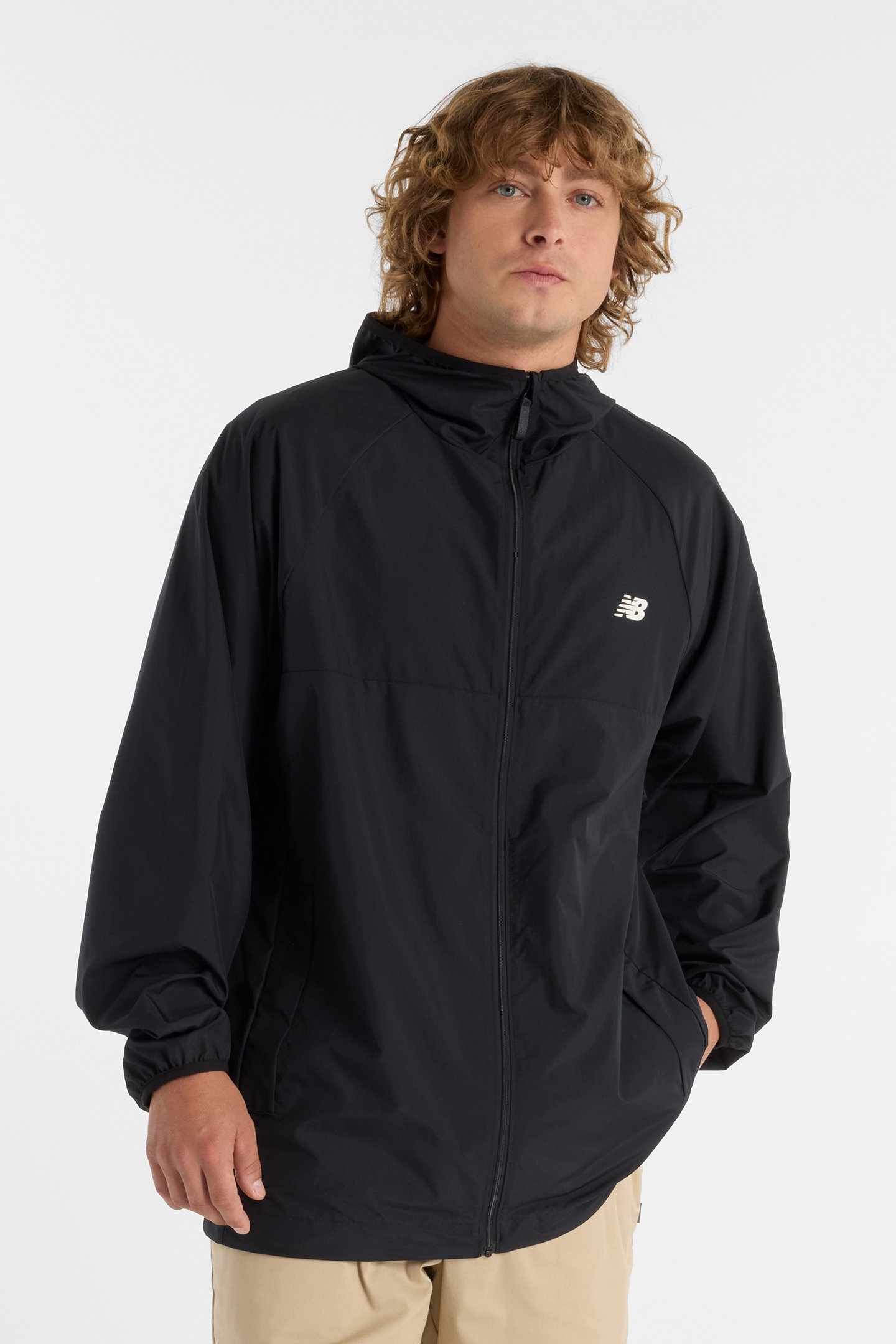 ATHLETICS PACKABLE JACKET BLACK 1